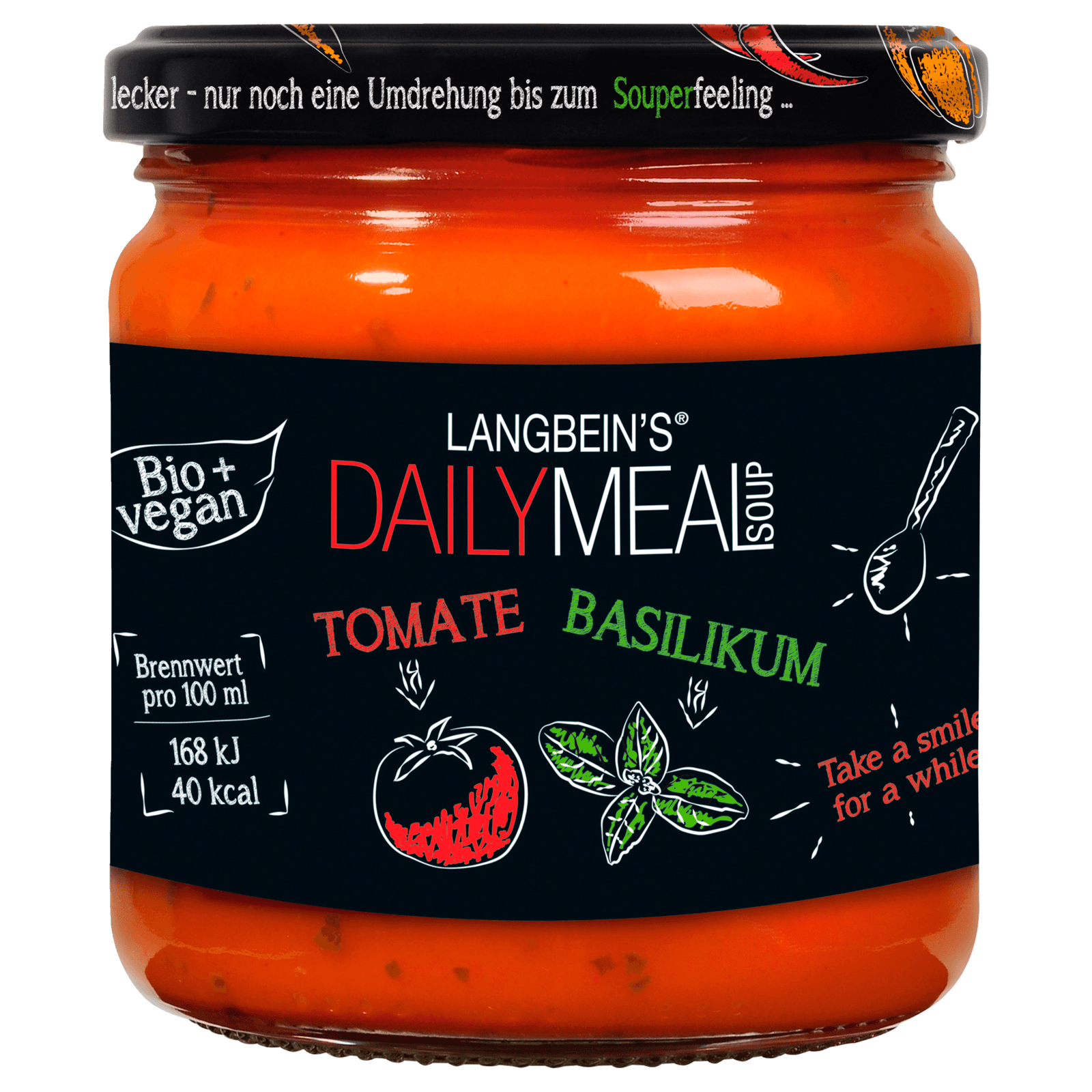 Langbein's Bio Daily Meal Soup Tomate-Basilikum 350ml