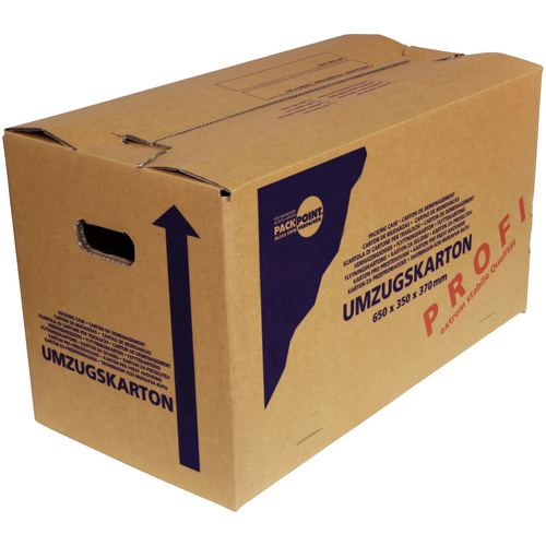 PACK POINT Umzugskarton, BxHxL: 65 x 37 x 35 cm, Pappe - braun