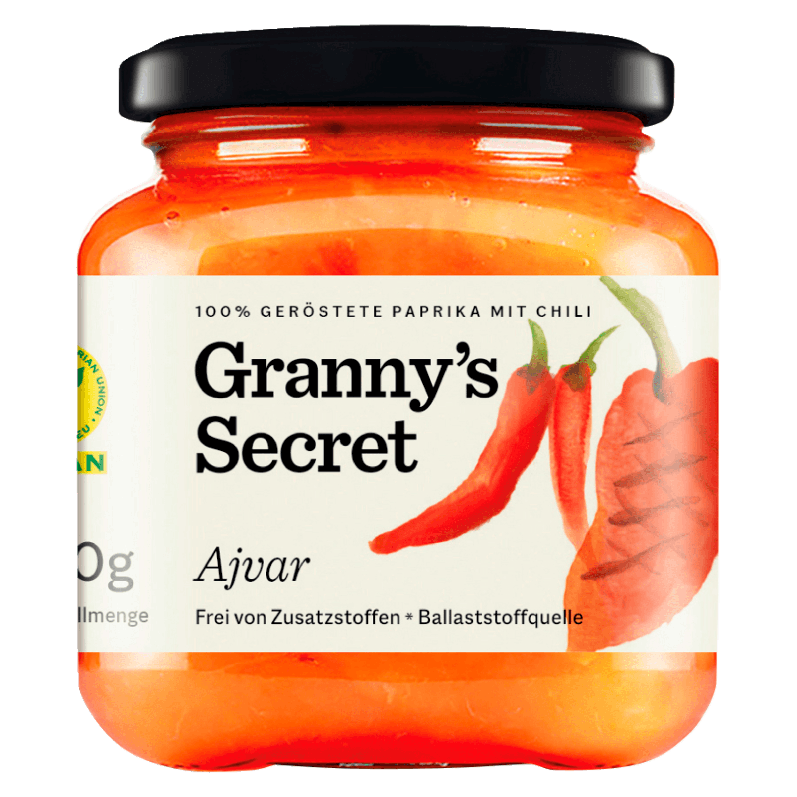 Granny's Secret Ajvar Geröstete Paprika mit Chili 200g