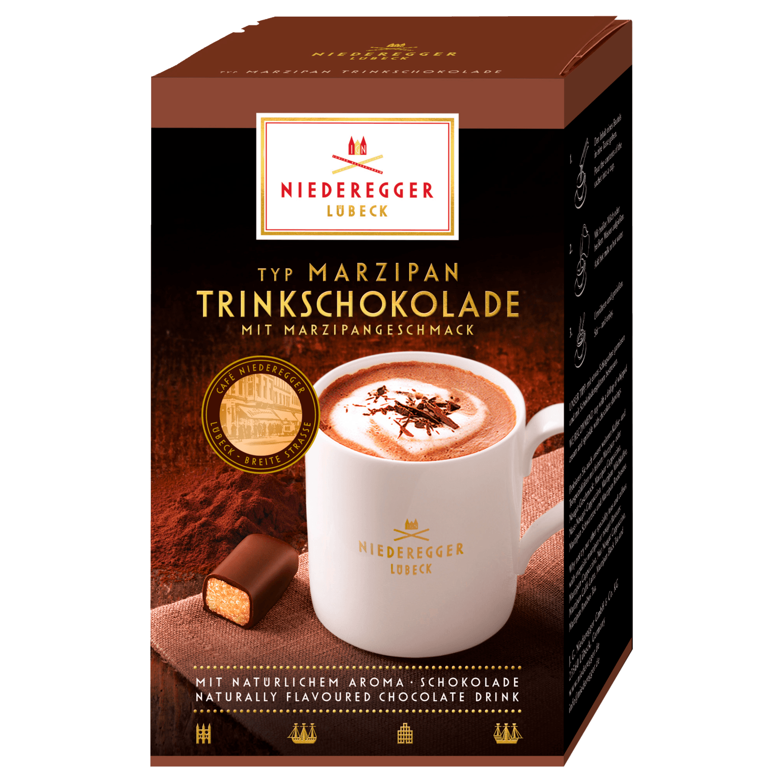 Niederegger Typ Marzipan Trinkschokolade 10x25g