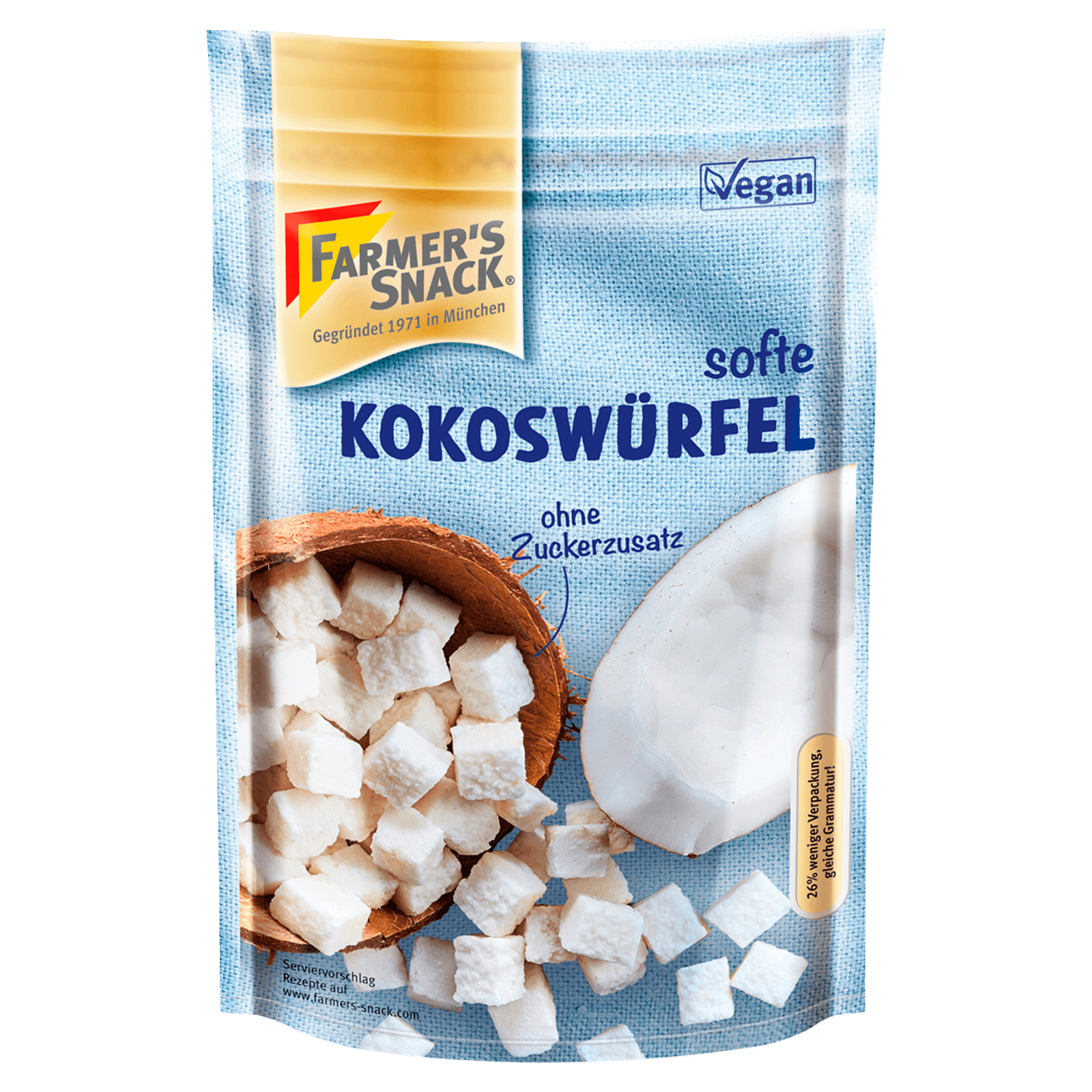 Farmer's Snack softe Kokoswürfel 100g