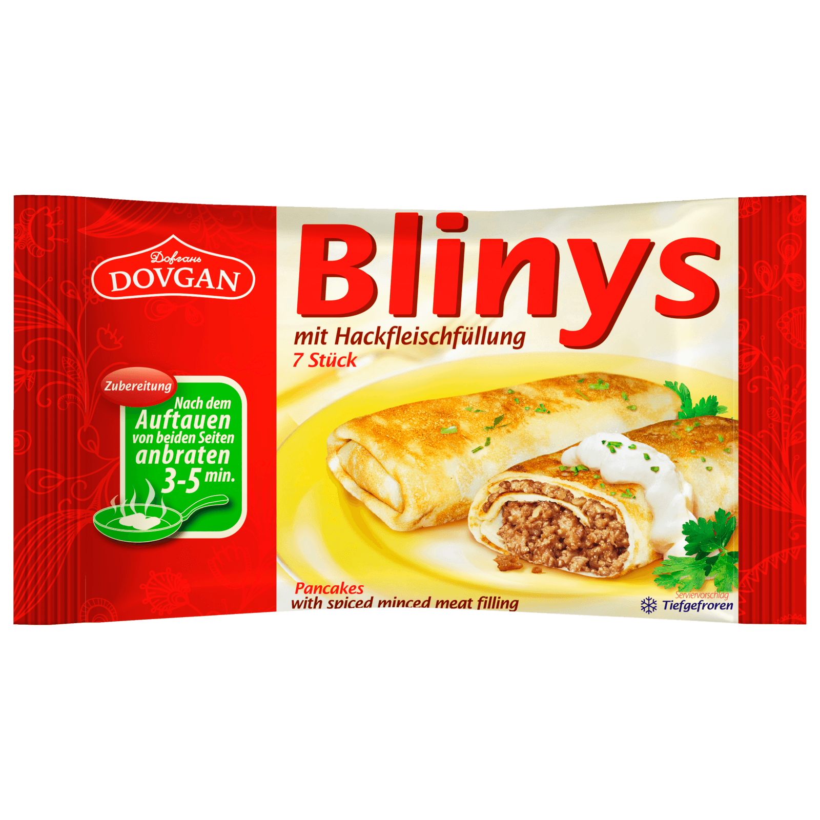 Dovgan Blinys mit Hackfleischfüllung 500g