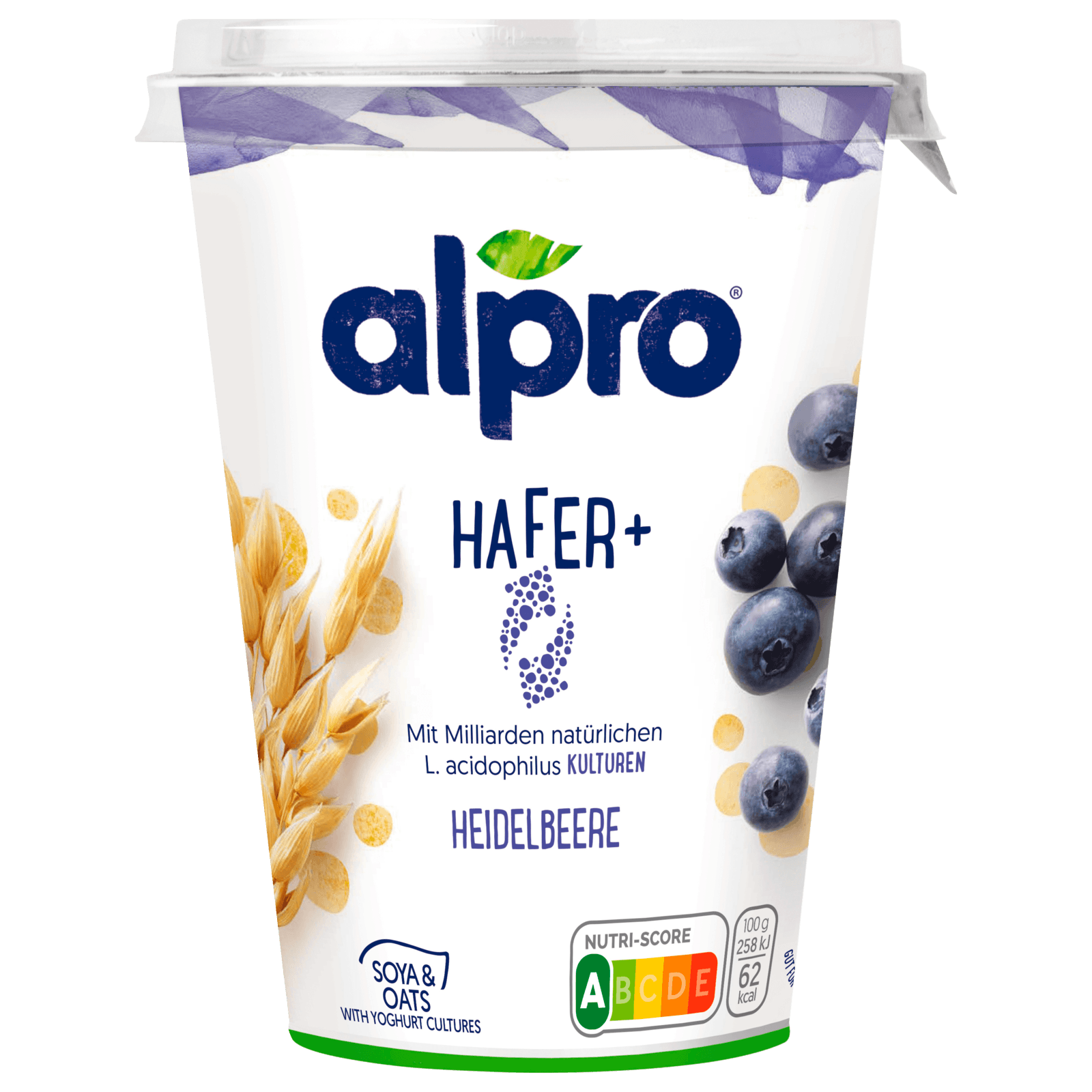 Alpro Joghurtalternative Hafer+ Heidelbeere vegan 400g