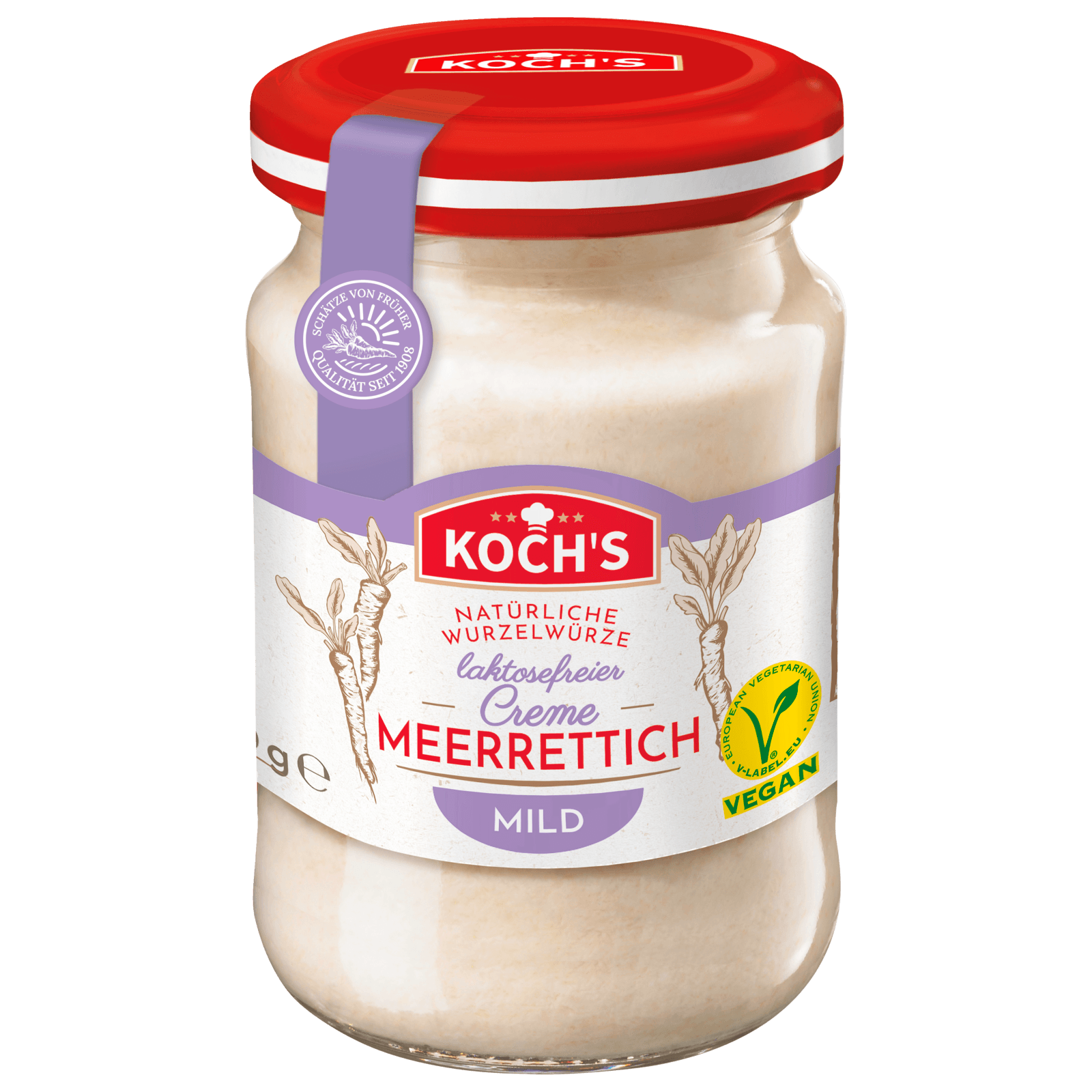 Koch's Meerrettich Creme laktosefrei vegan 90g