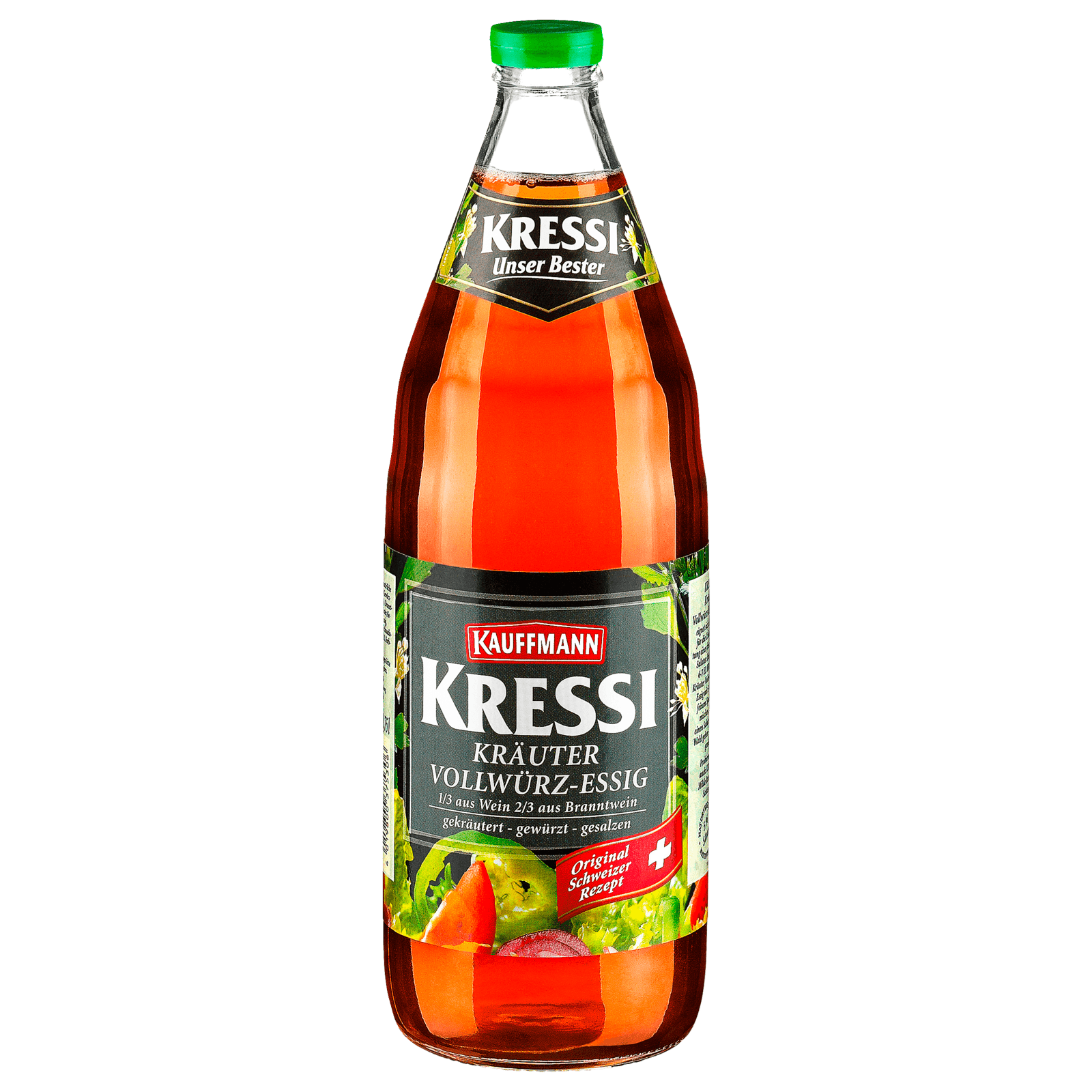 Kauffmann Kressi Kräuter Vollwürz-Essig 5% 0,75l