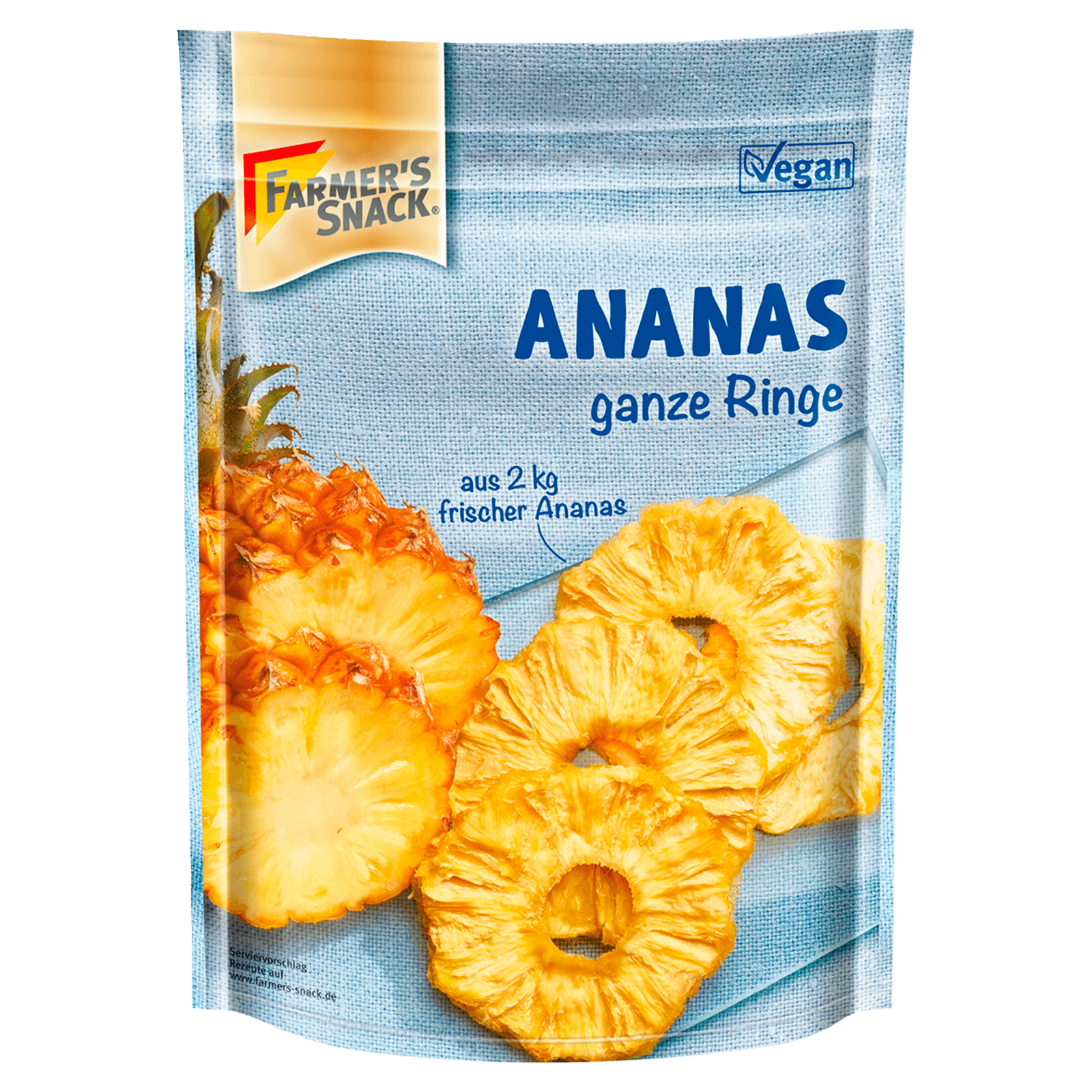 Farmer's Snack Ananas ganze Ringe 120g