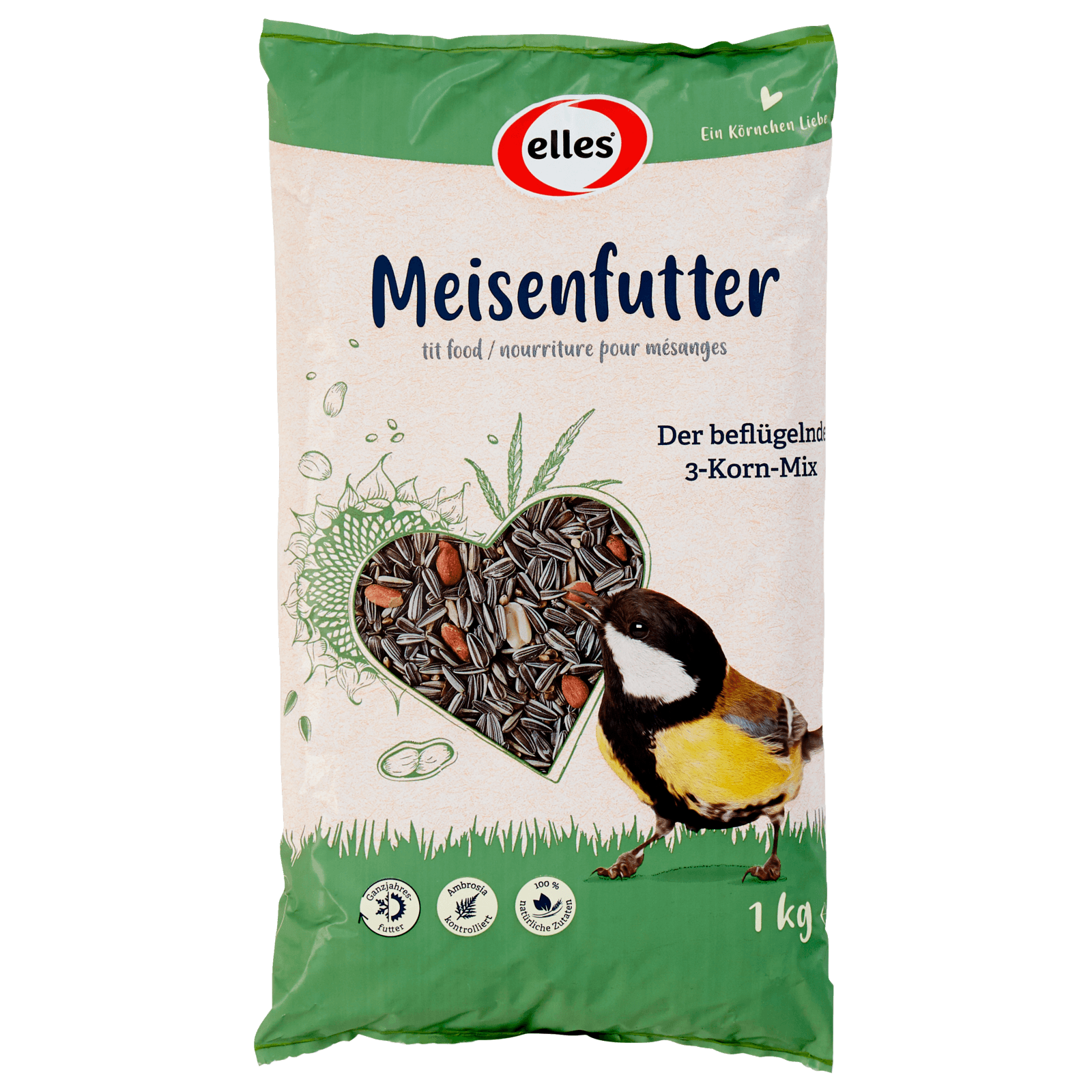 Elles Meisenfutter 3-Korn-Mix 1kg