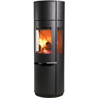 ADURO Kaminofen »Aduro 9.7«, Stahl, 6 kW, BxHxT: 50 x 150 x 44,7 cm, rund - schwarz