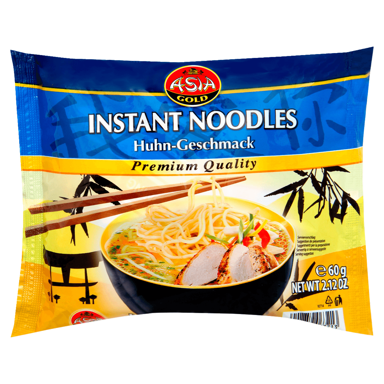 Asia Gold Instant Noodles Huhn-Geschmack 60g