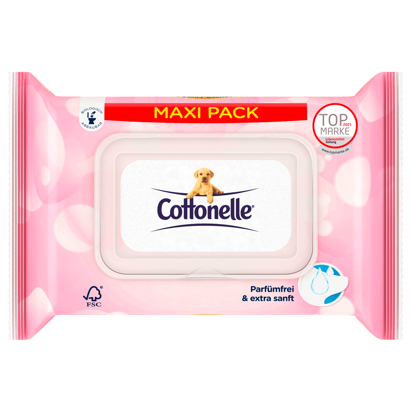 Cottonelle Toilettentücher feucht Sensitive Maxi Pack 84 Stück