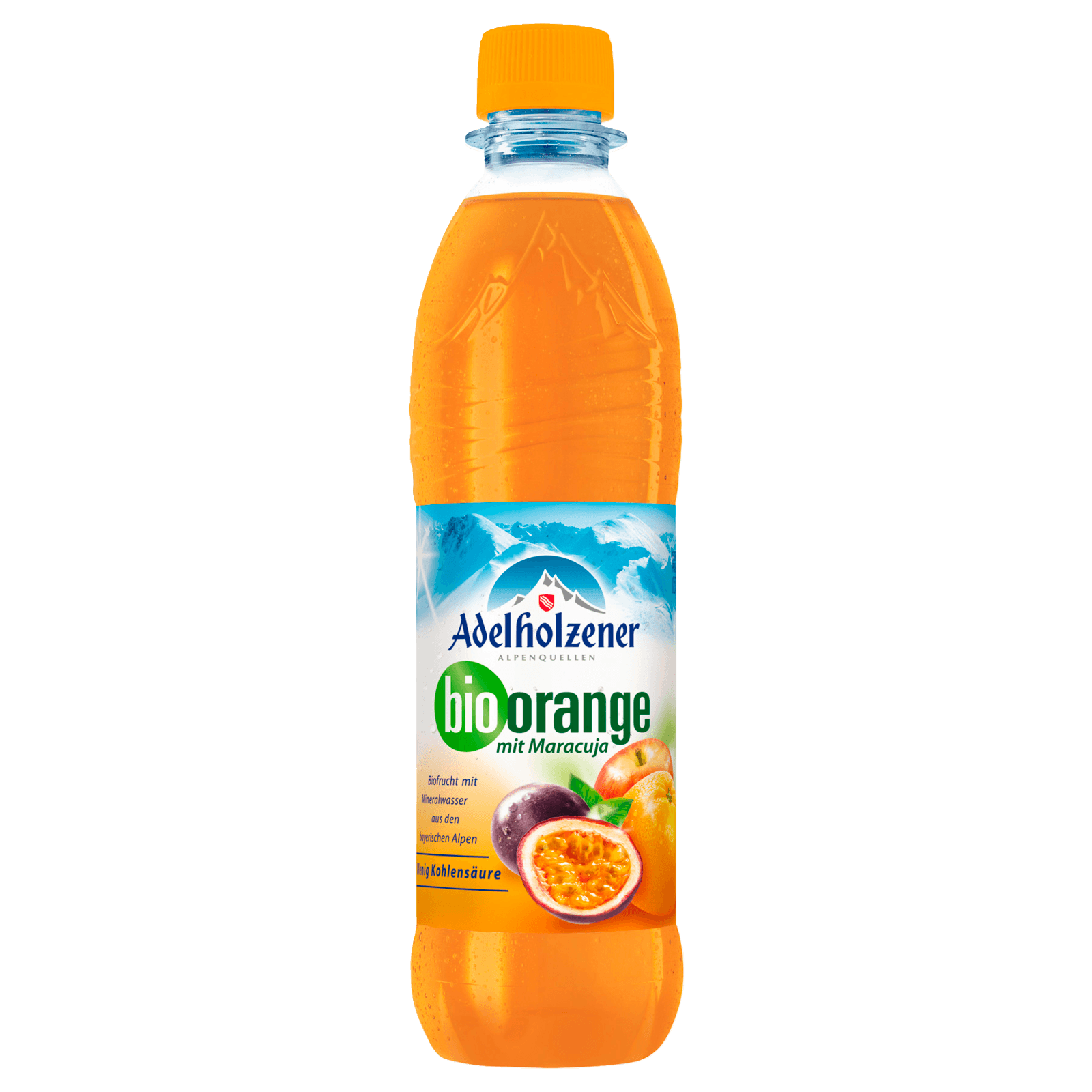 Adelholzener Bio Apfel Orange mit Maracuja 0,5l