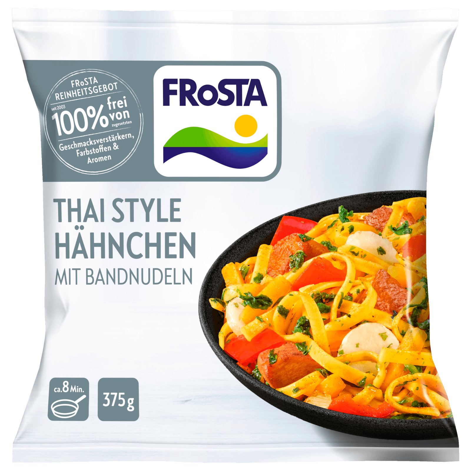 Frosta Thai Style Hähnchen mit Bandnudeln 375g