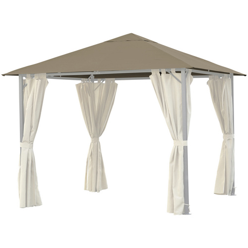 GRASEKAMP Ersatzdach »Nizza«, BxT: 300 x 300cm, taupe, Polyester - beige