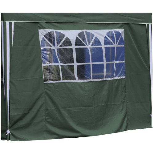 BELLAVISTA Seitenteile, Breite: 290 cm, Polyester, grün, mit Fenster - gruen