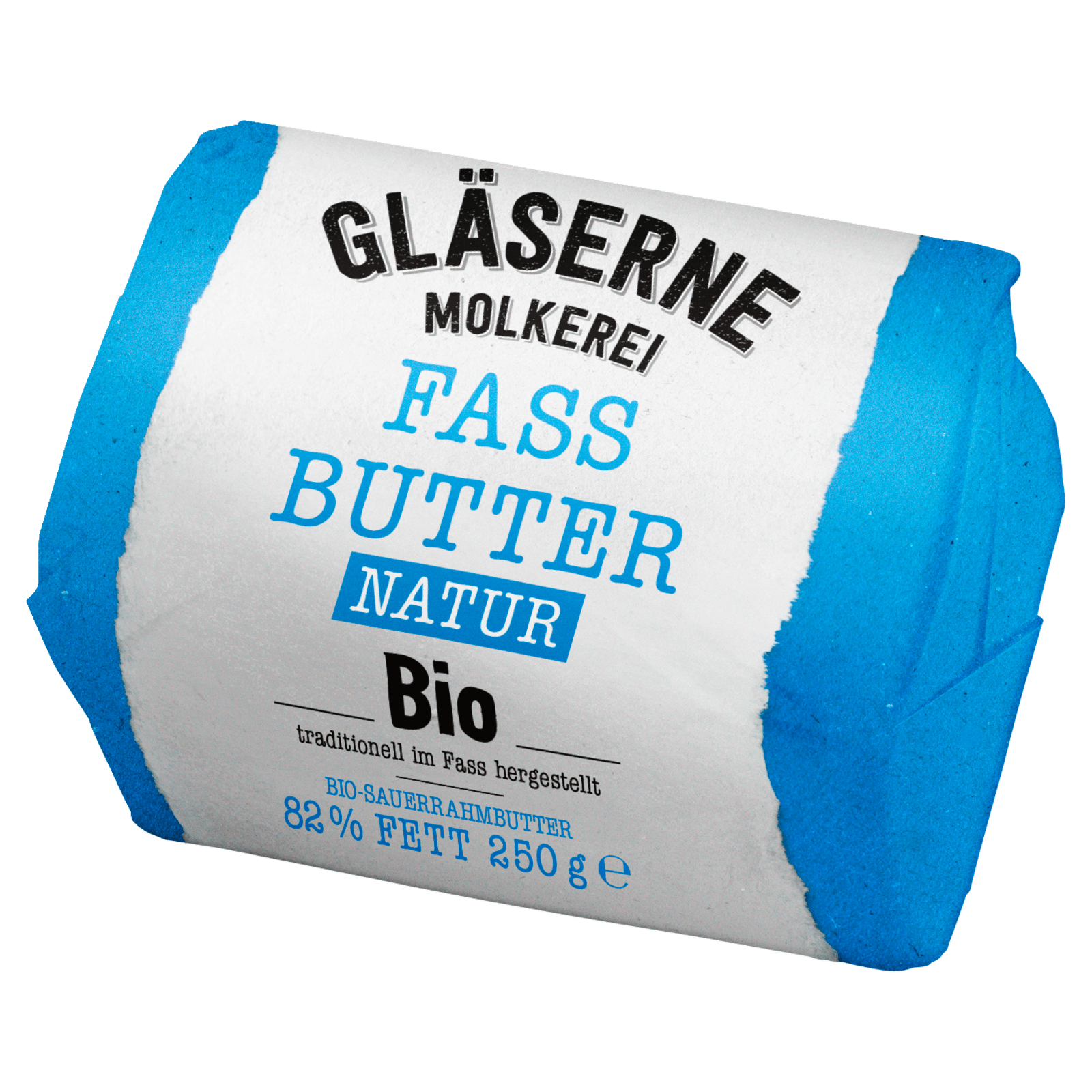 Gläserne Molkerei Fass Butter Natur Bio 250g