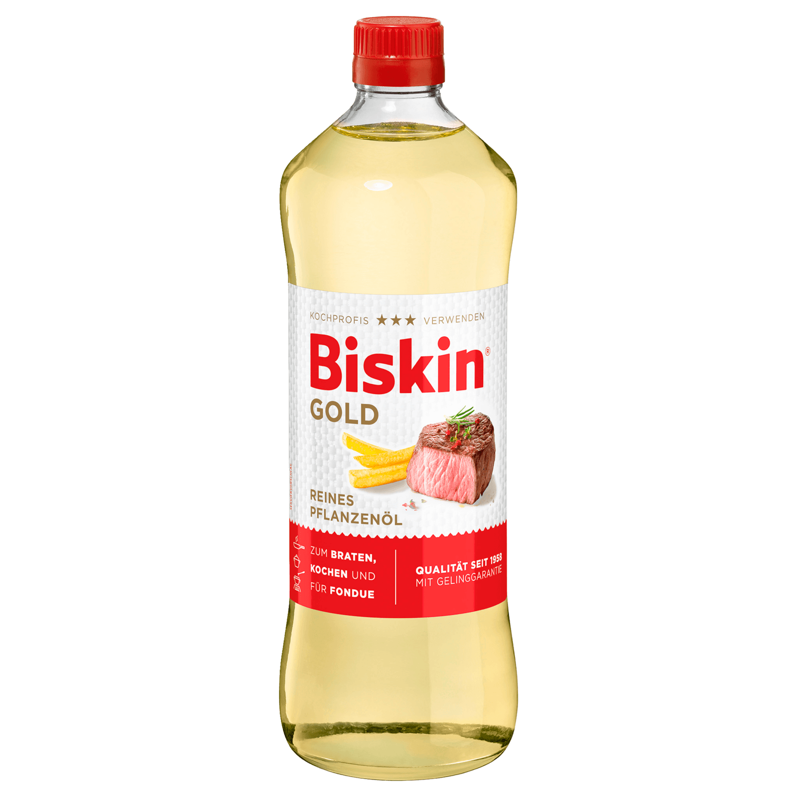 Biskin Reines Pflanzenöl Gold 750ml