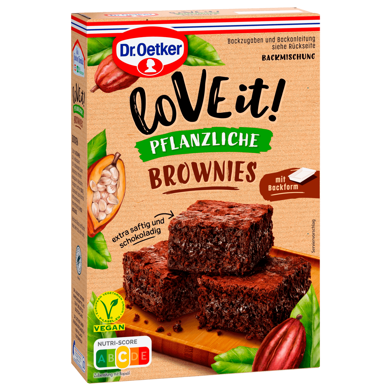 Dr. Oetker loVE it! Backmischung Brownies vegan 480g