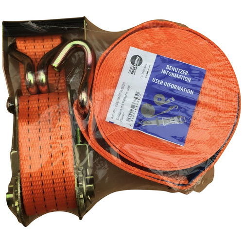 PACK POINT Ratschengurt, BxHxL: 50 x 80 x 23 cm, Synthetikfaser (pes) - orange