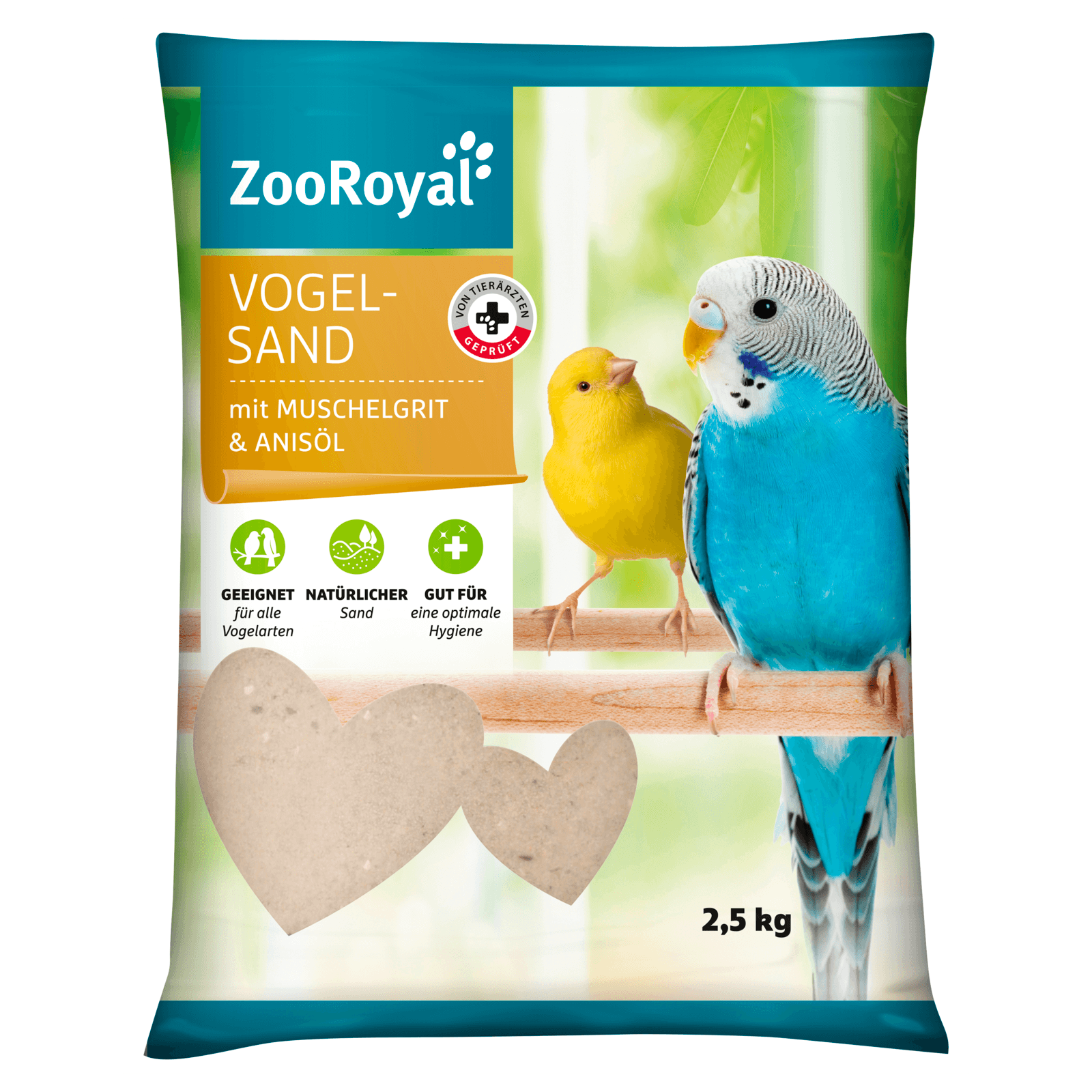 ZooRoyal Vogelsand mit Muschelgrit & Anisöl 2,5kg