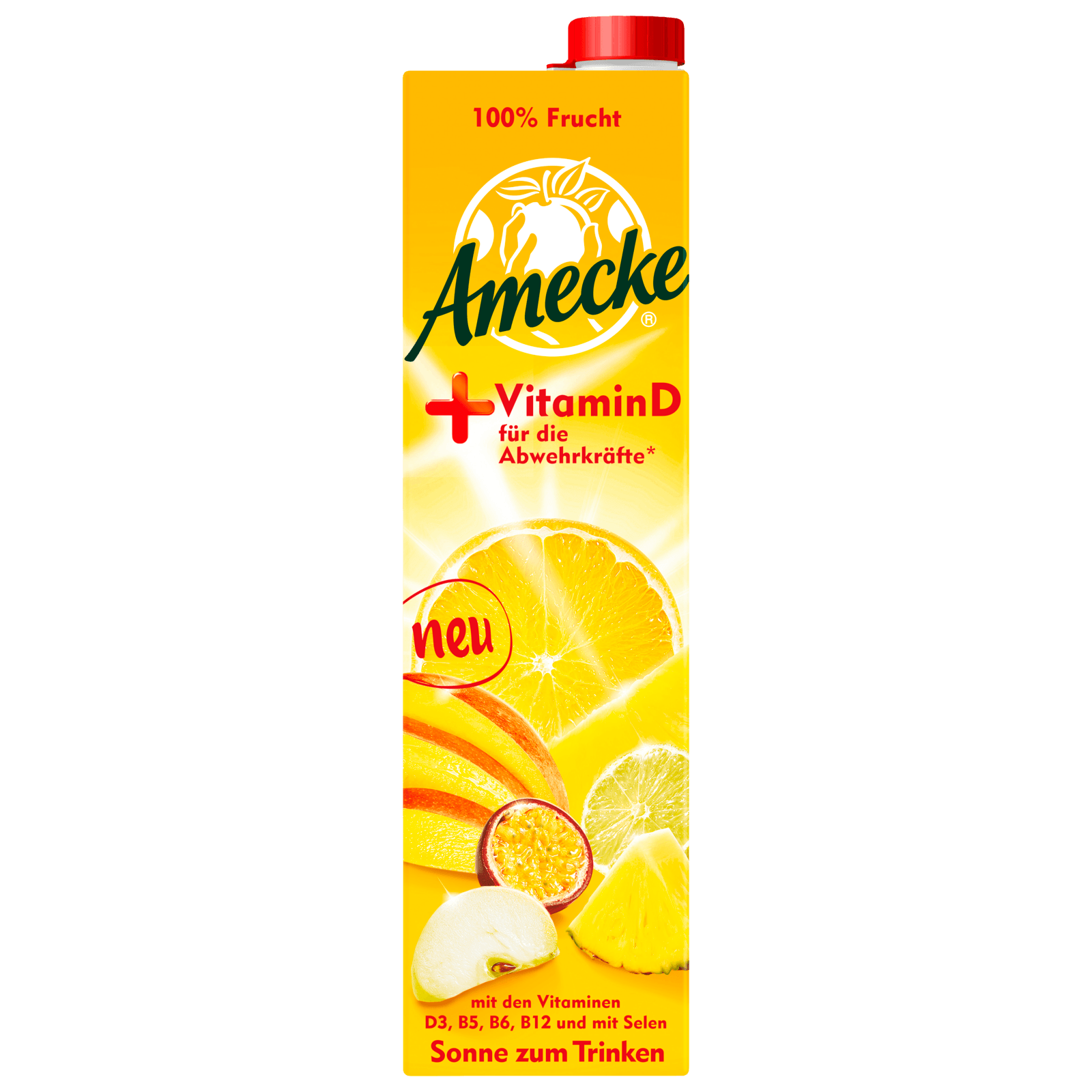 Amecke Mehrfruchtsaft +Vitamin D 1l