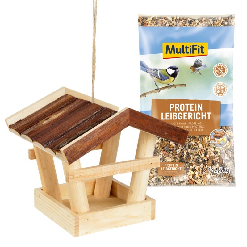 AniOne Vogelfutterhaus Geschenkset 2tlg.