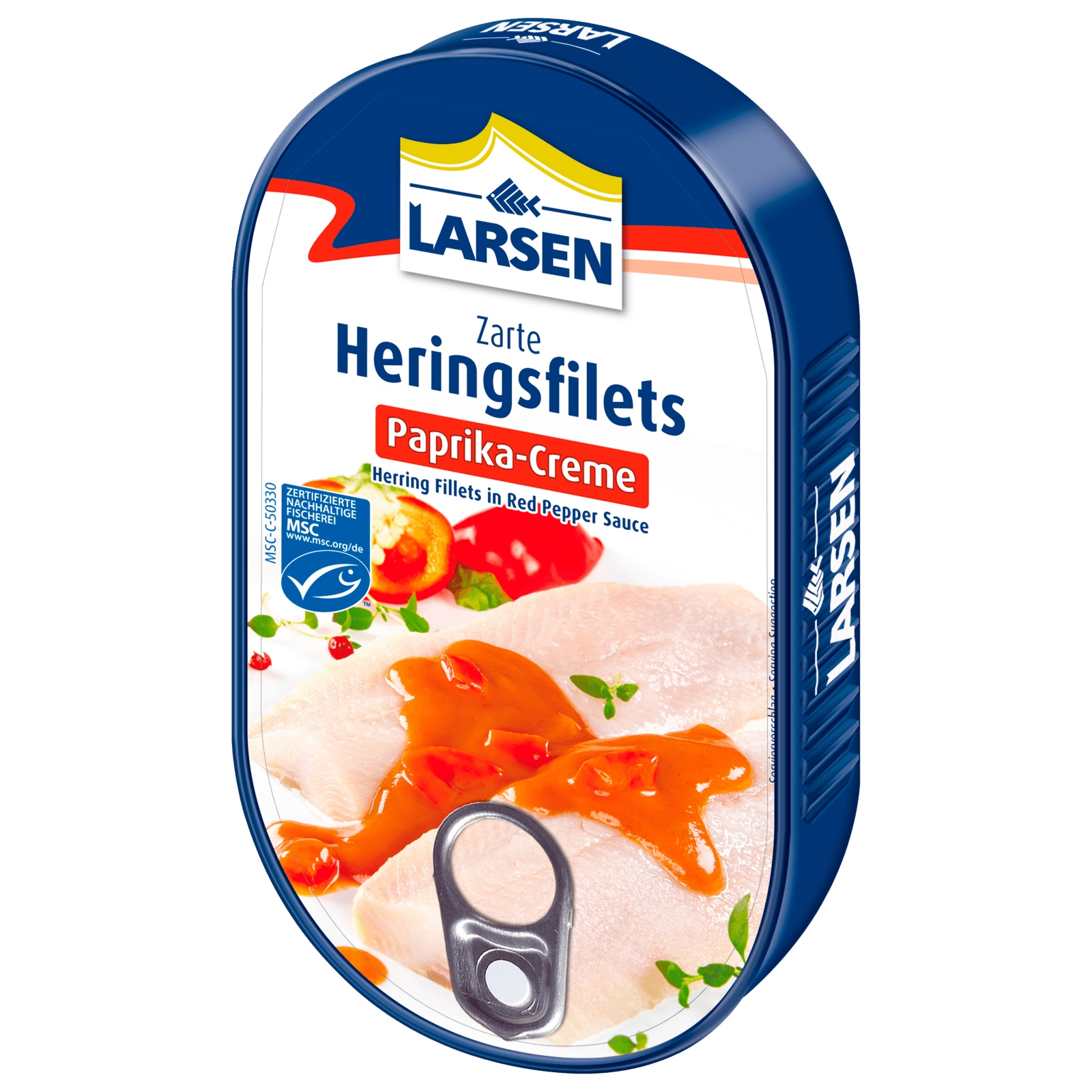 Larsen Heringsfilets Paprika Creme 200g