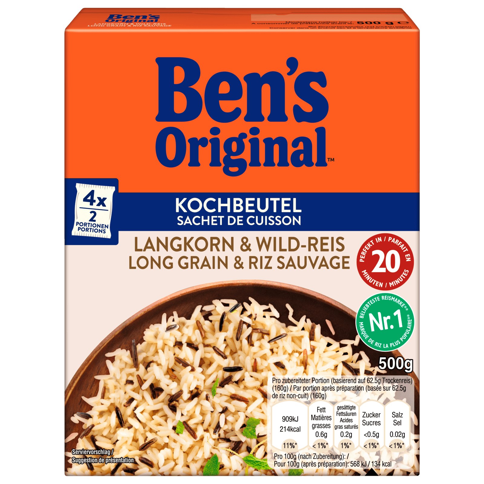 Ben's Original Langkorn & Wildreis 500g