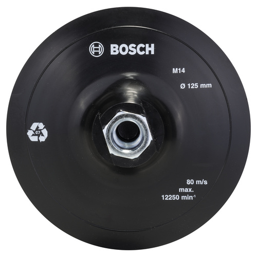 BOSCH Gummischleifteller schwarz