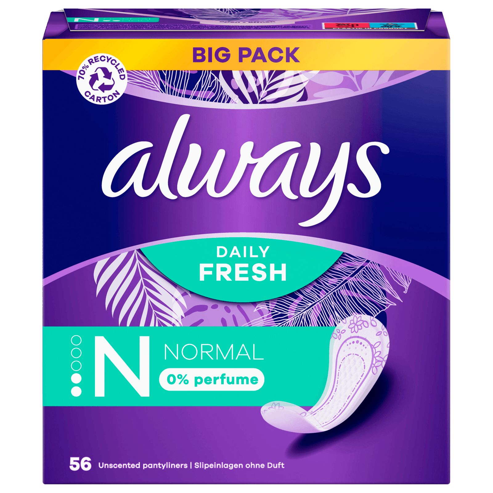 Always Slipeinlagen Fresh&Protect Normal 56 Stück