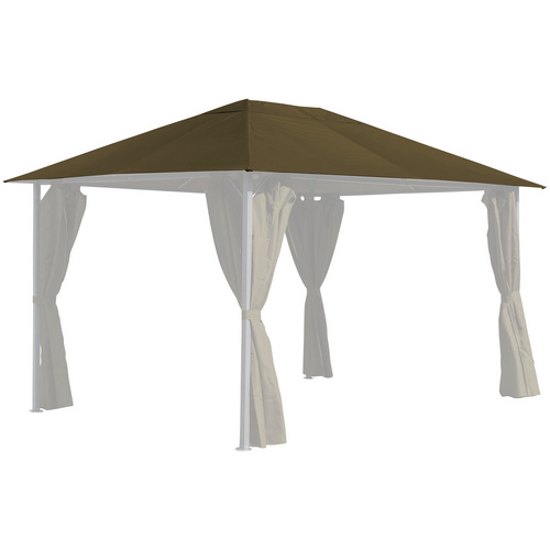 GRASEKAMP Ersatzdach »Nizza«, BxT: 300 x 400cm, taupe, Polyester - beige