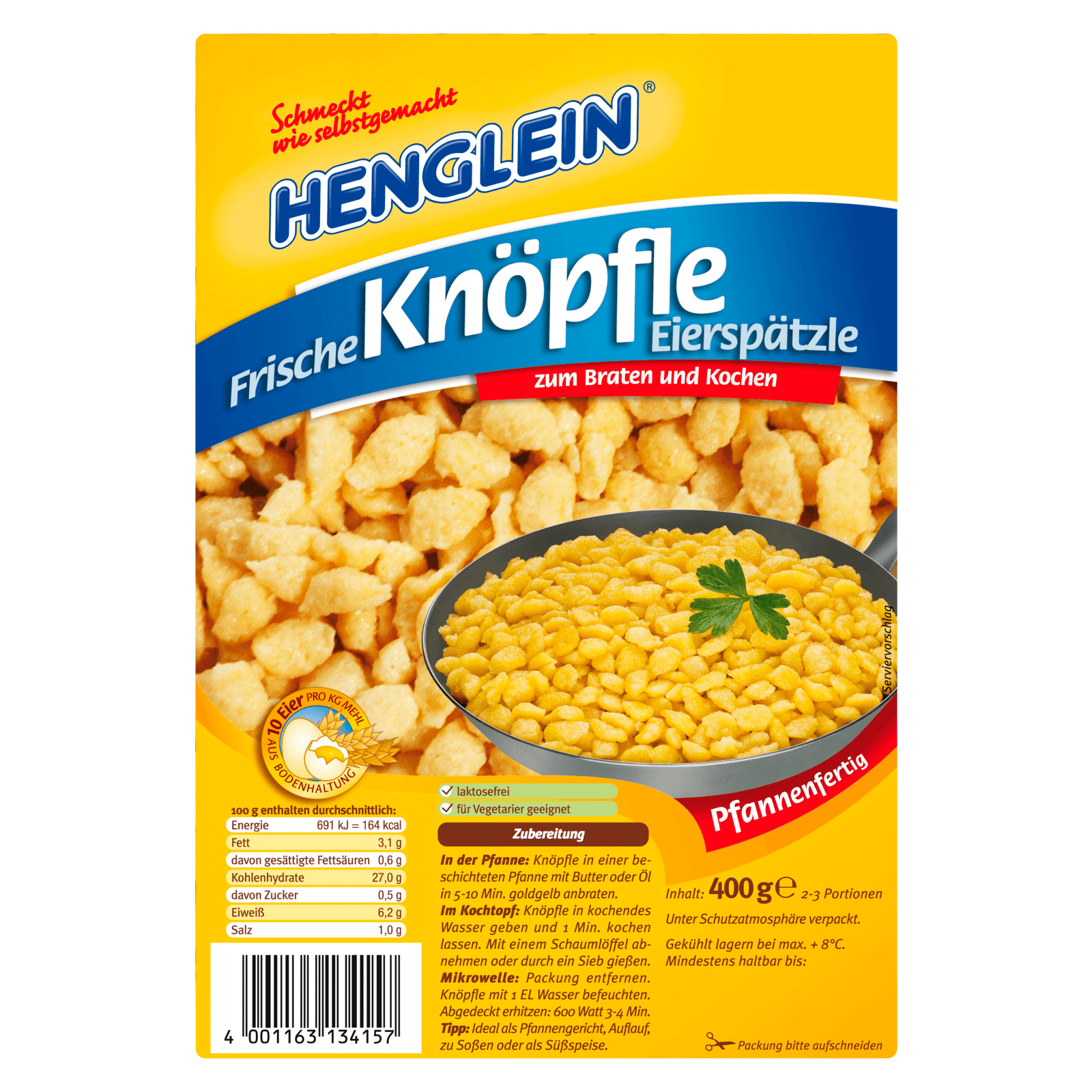 Henglein Knöpfle Eierspätzle 400g