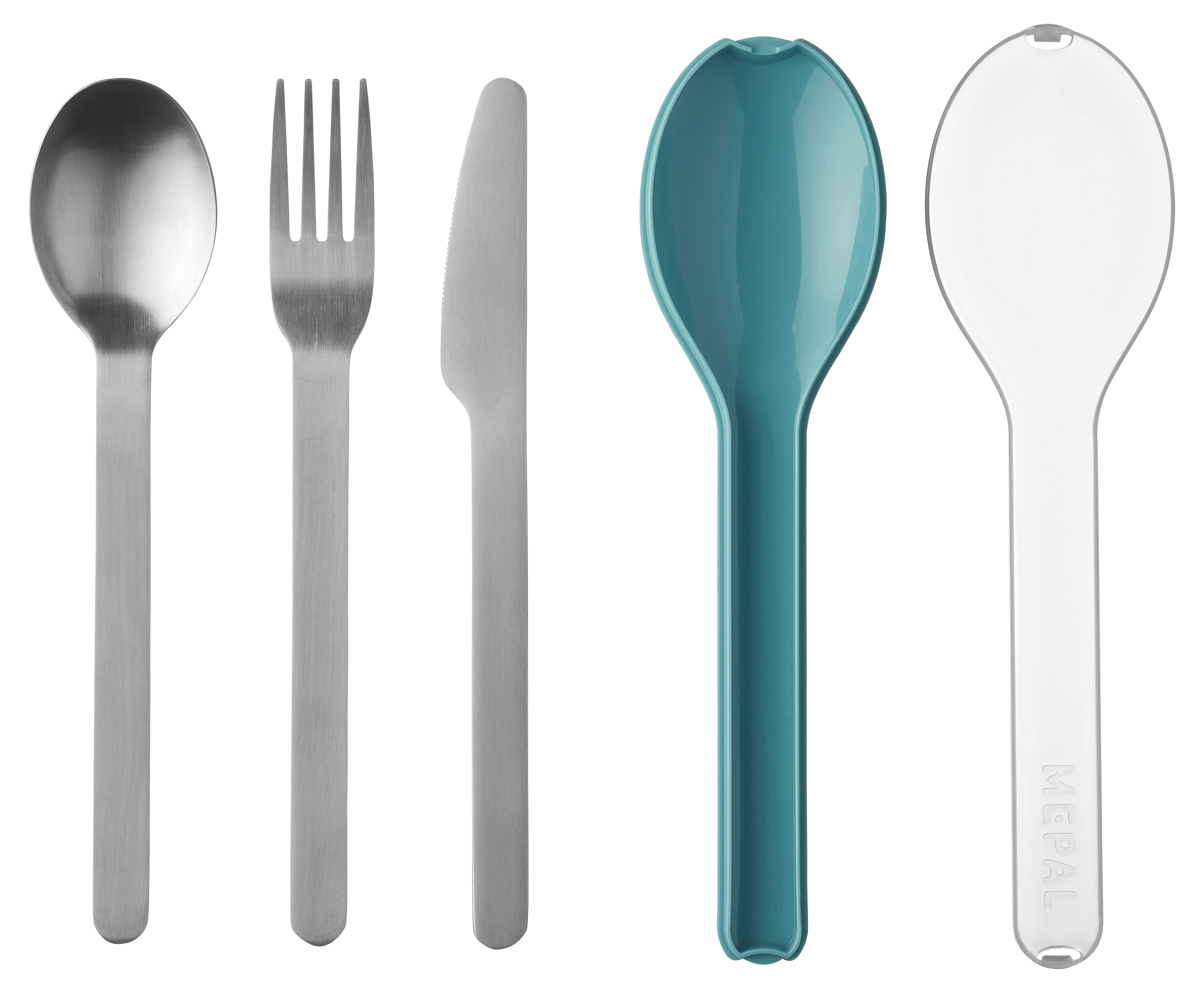 Rosti Mepal Besteckset Ellipse 3-teilig Nordic Green