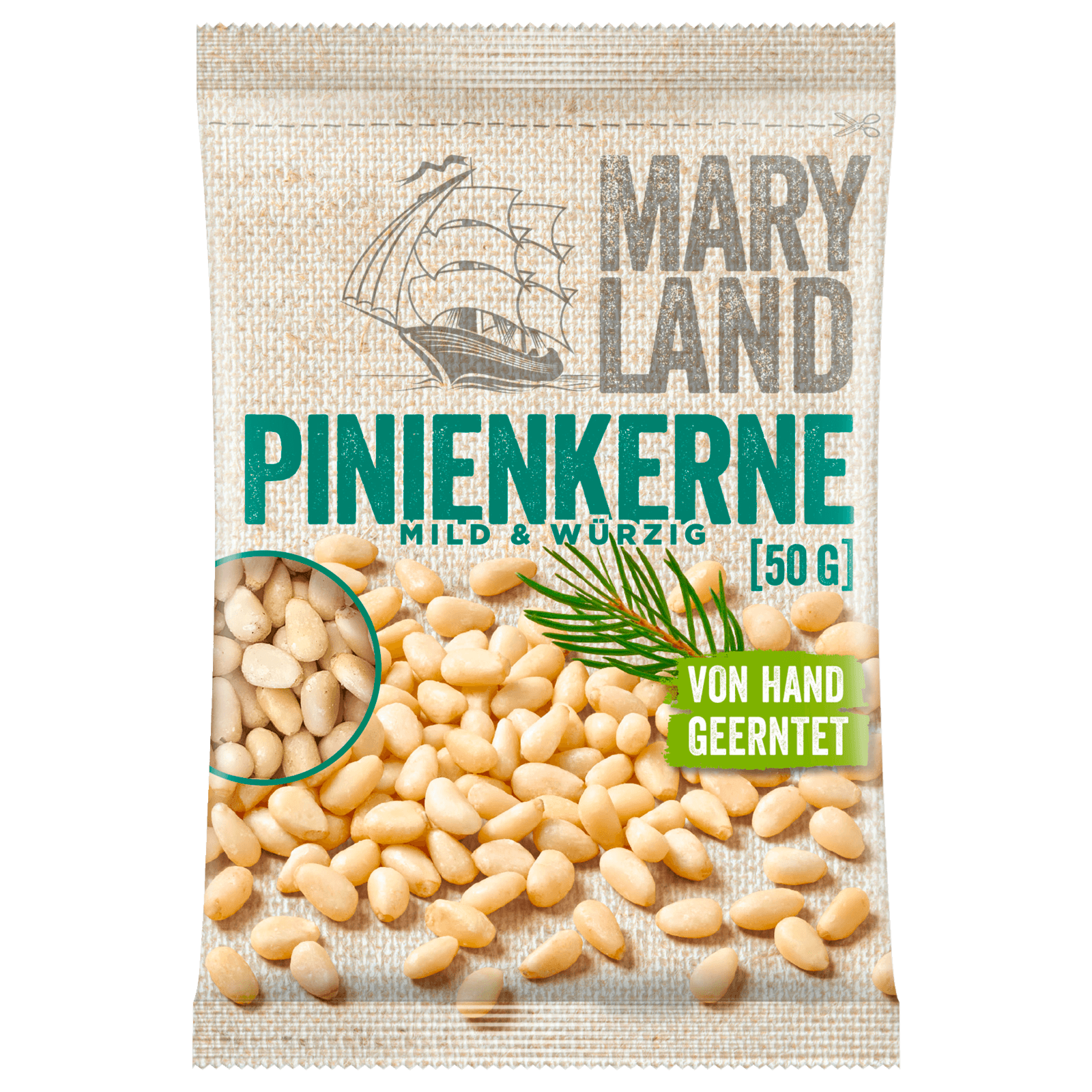 Maryland Pinienkerne mild & würzig 50g