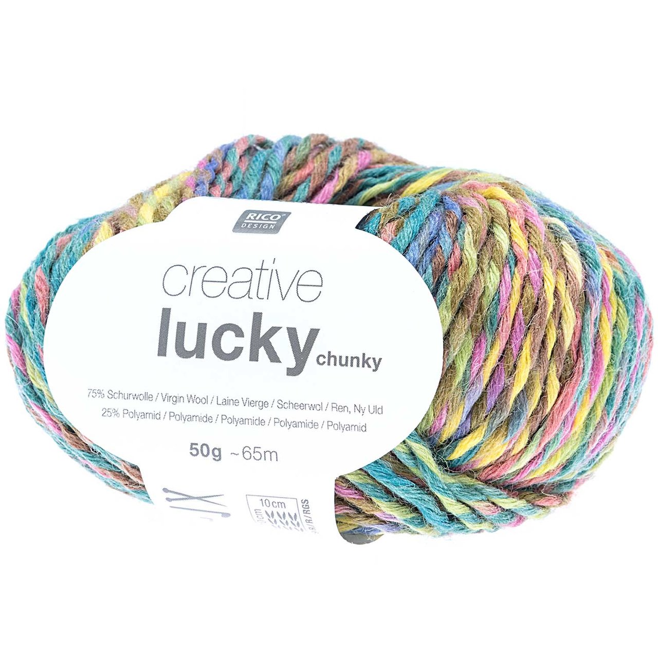 Rico Design Creative Lucky gelb-grün 50g 65m