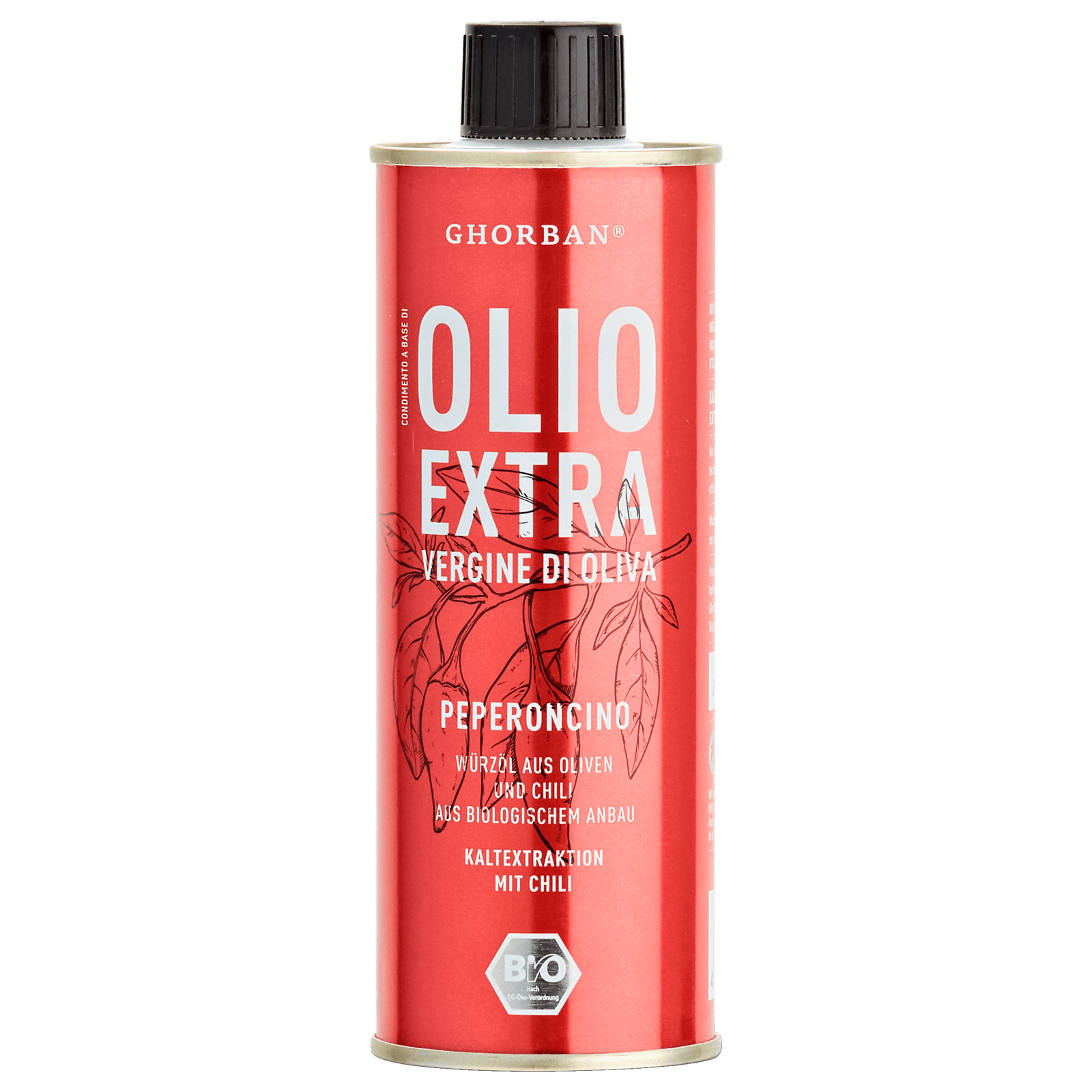 Ghorban Bio Olio Extra Vergine di Oliva Peperoncino 250ml