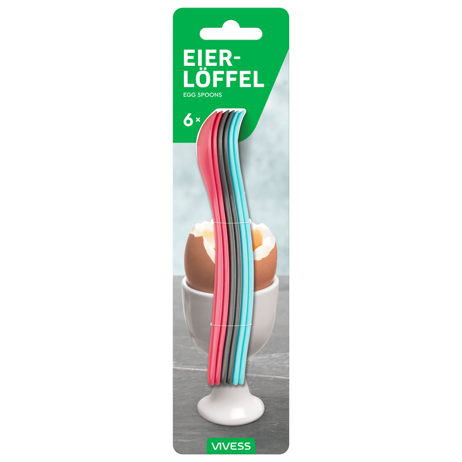 Vivess Eierlöffel 6 Stück