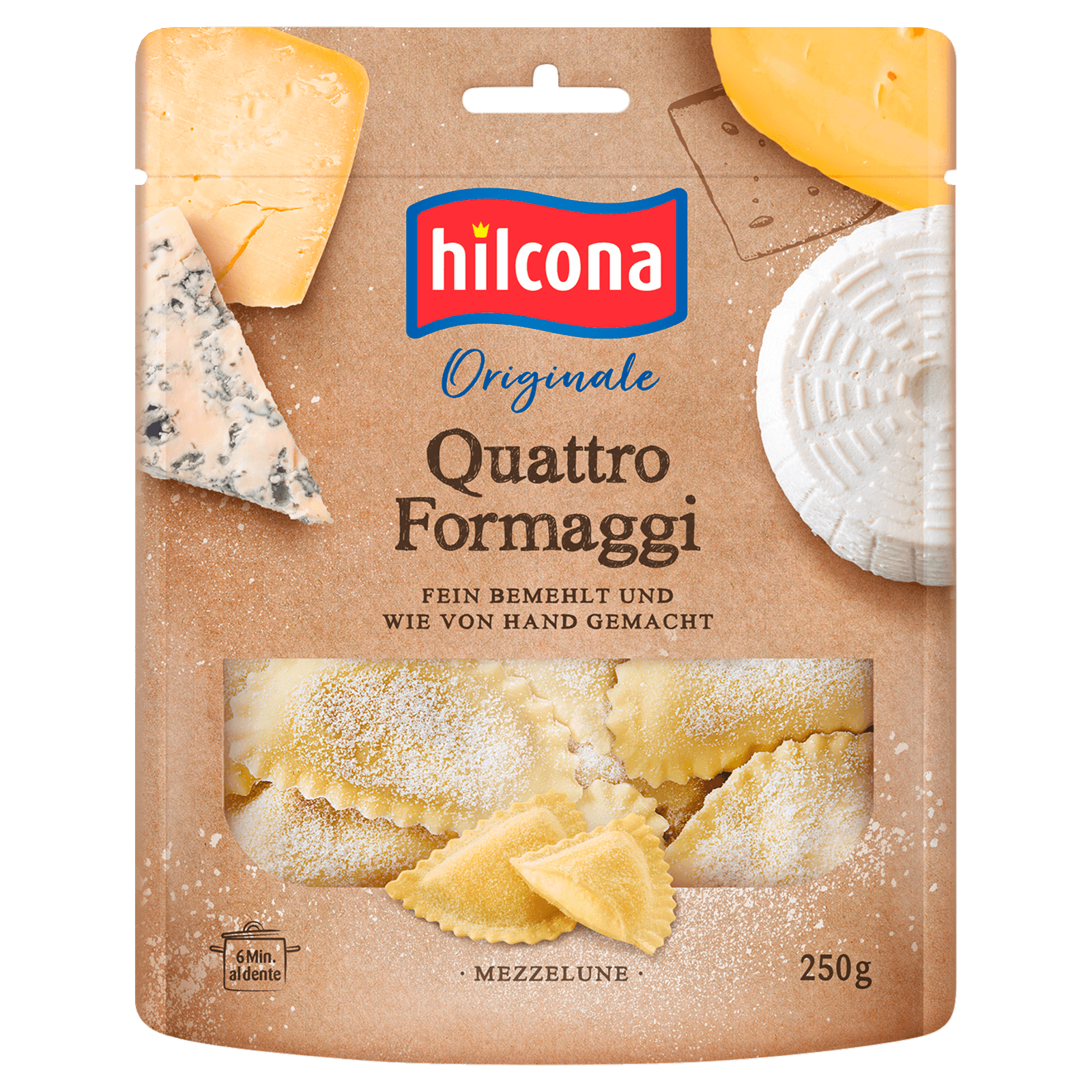 Hilcona Mezzelune Quattro Formaggi 250g