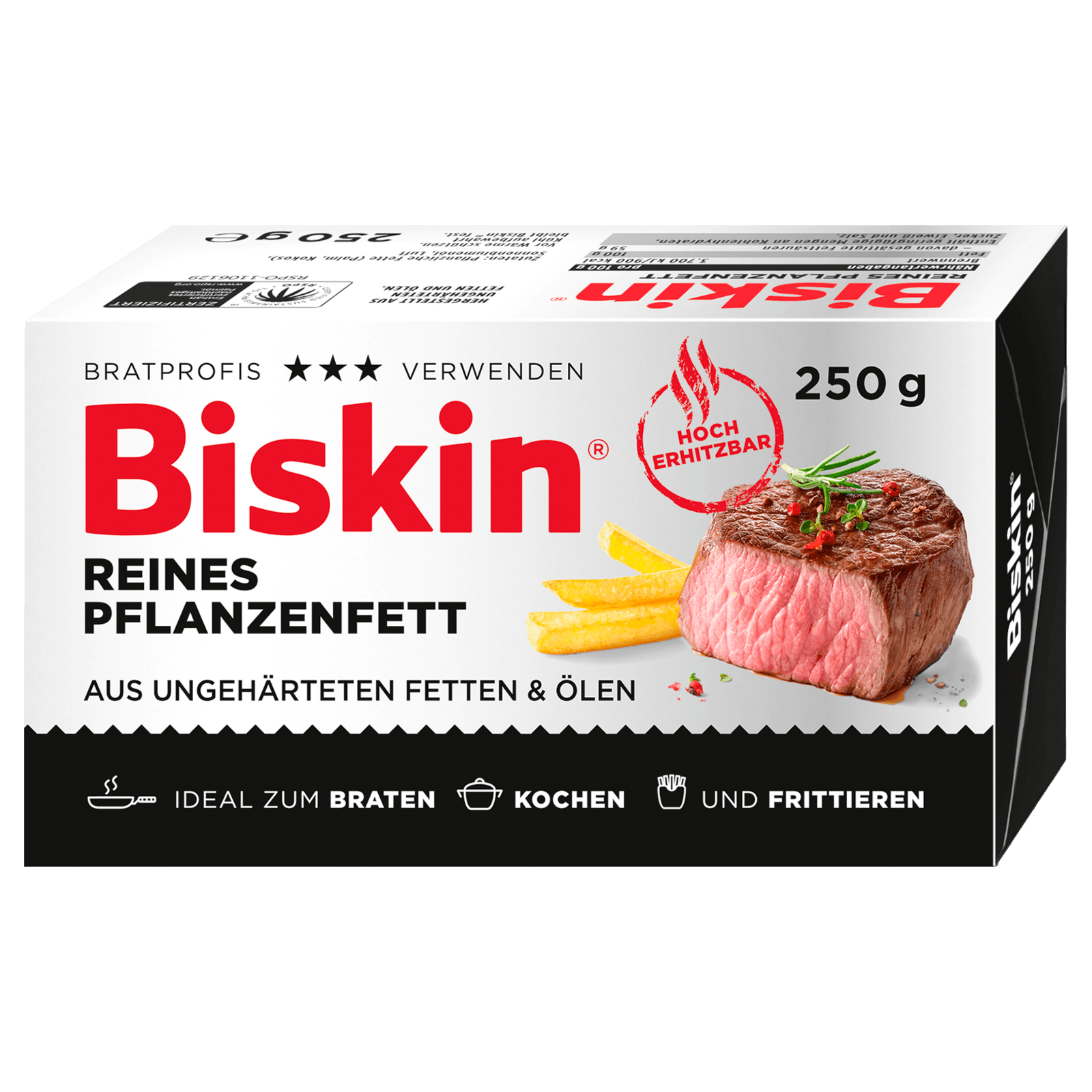 Biskin Reines Pflanzenfett 250g