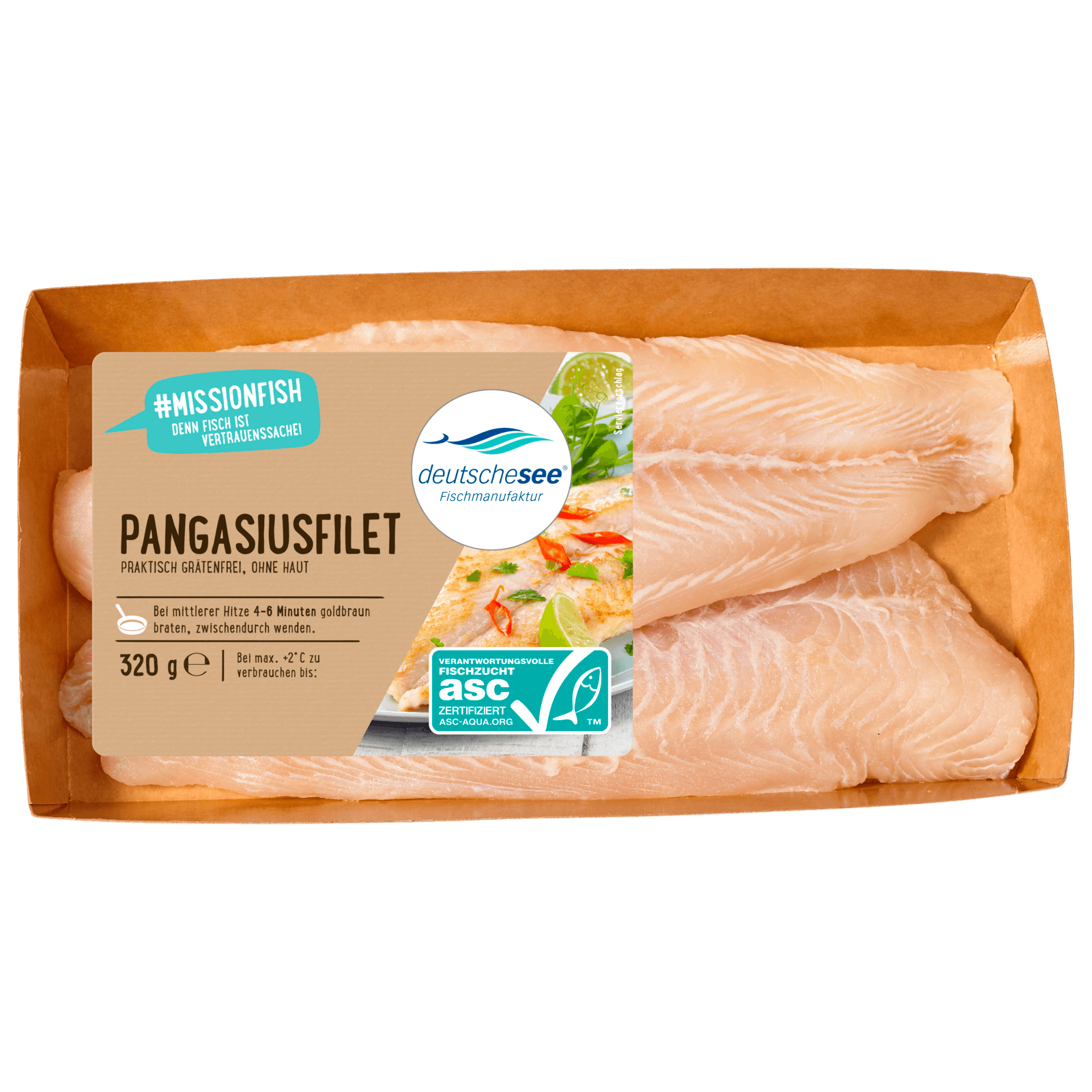 Deutsche See Pangasiusfilet 320g