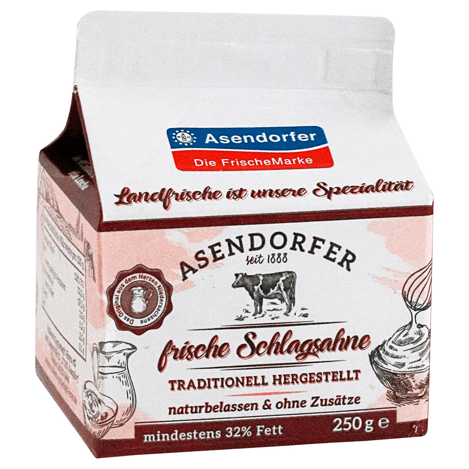 Asendorfer frische Schlagsahne 250g