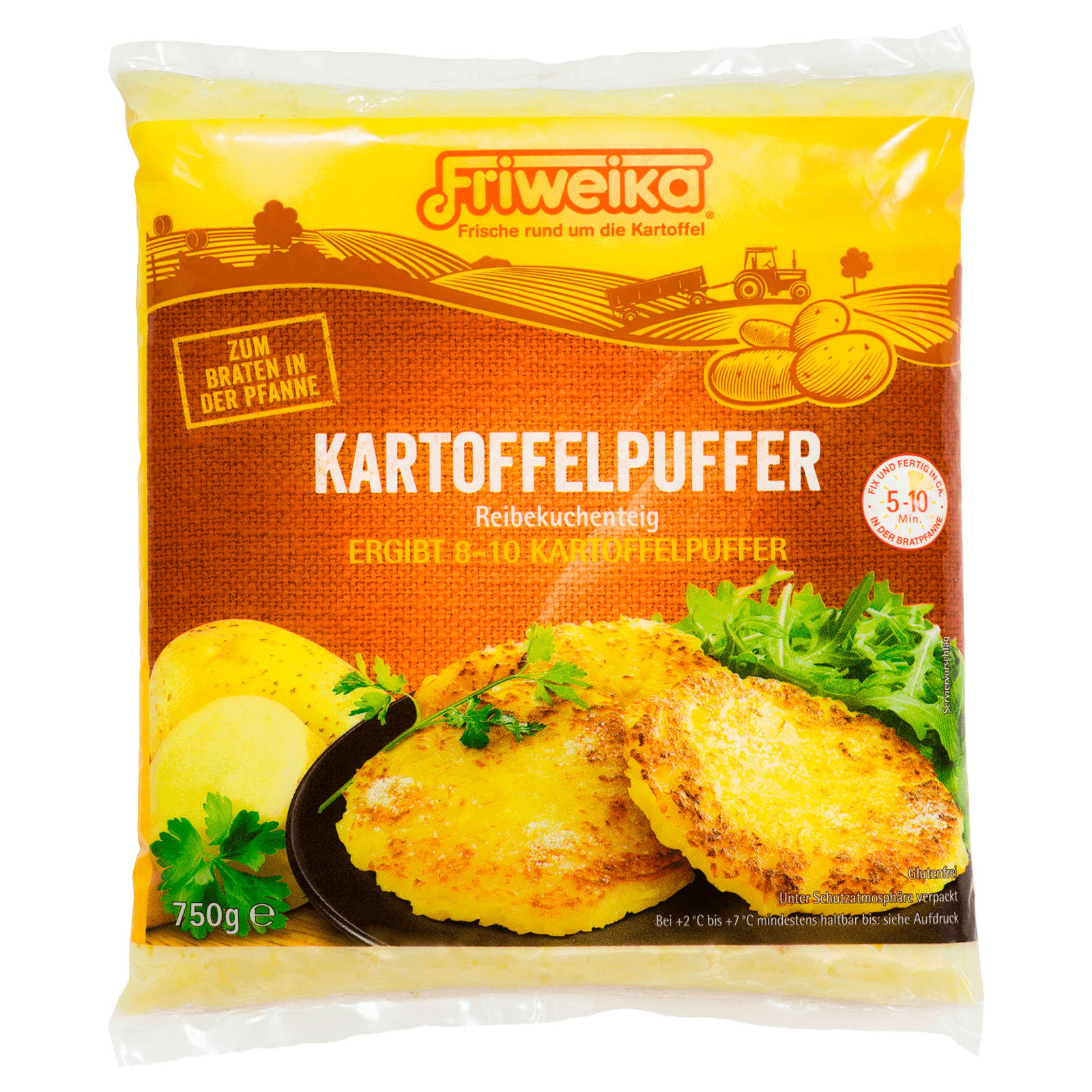 Friweika Kartoffelpuffer Reibekuchenteig 750g