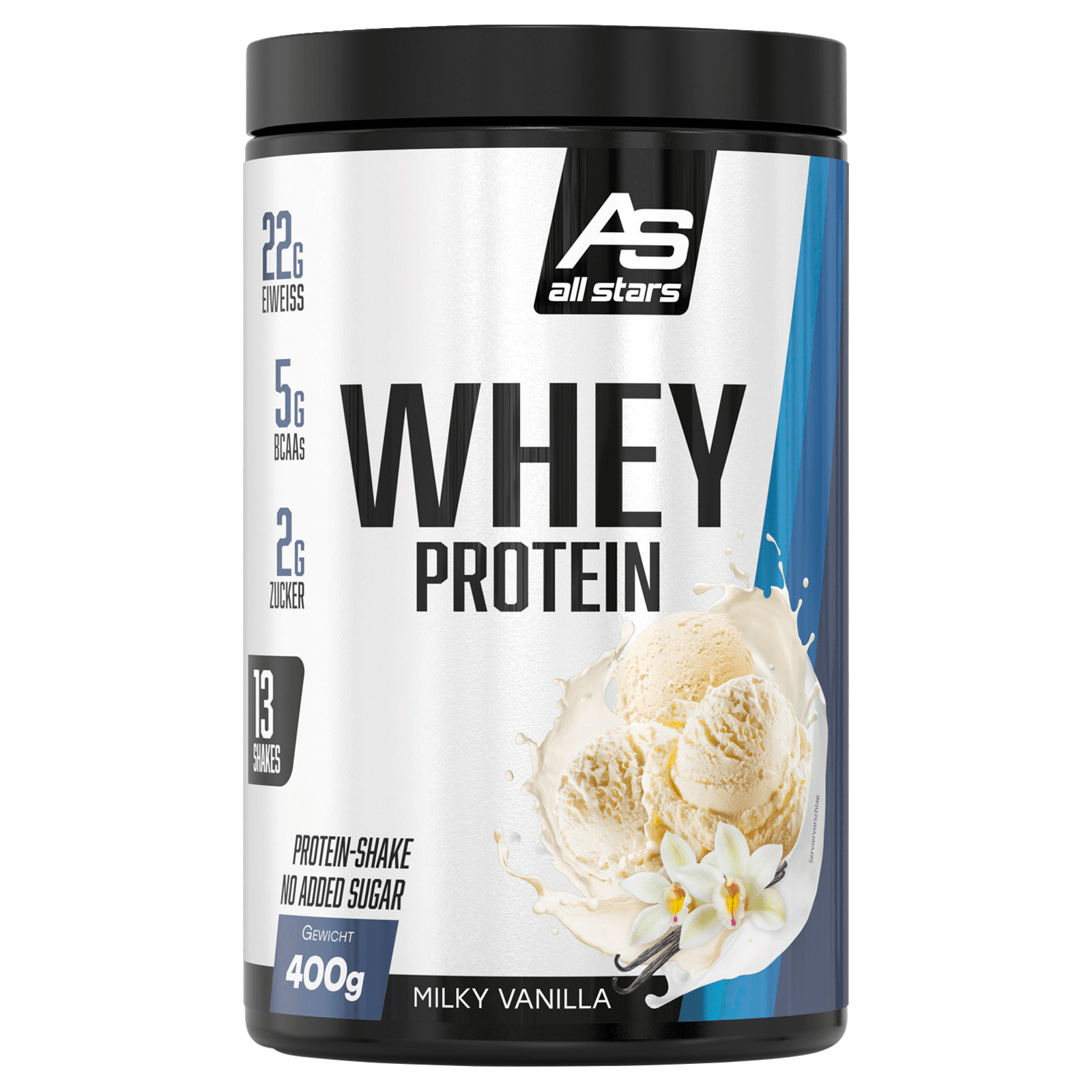 All Stars Whey Protein Pulver Milky Vanilla 400g