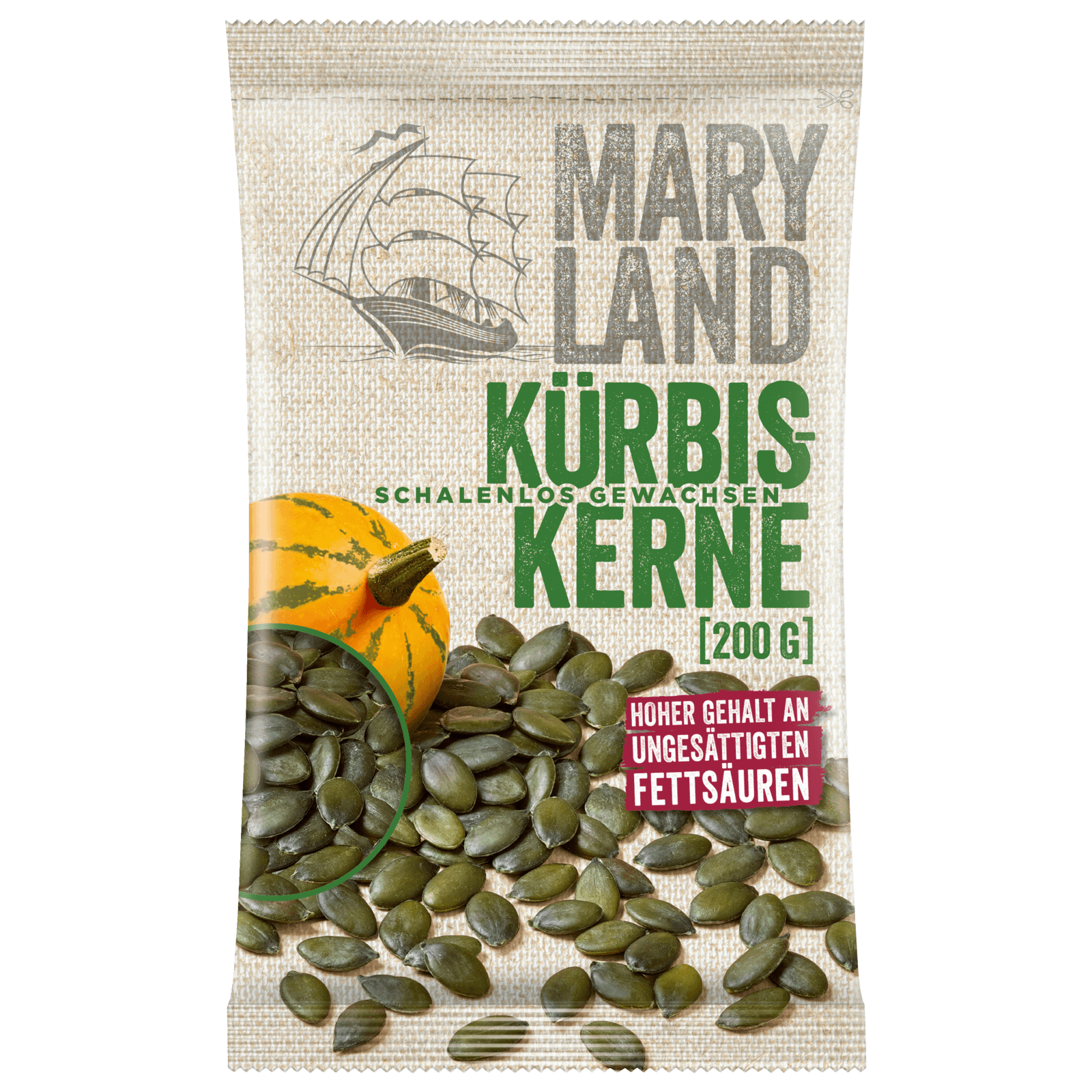 Maryland Kürbiskerne grün 200g