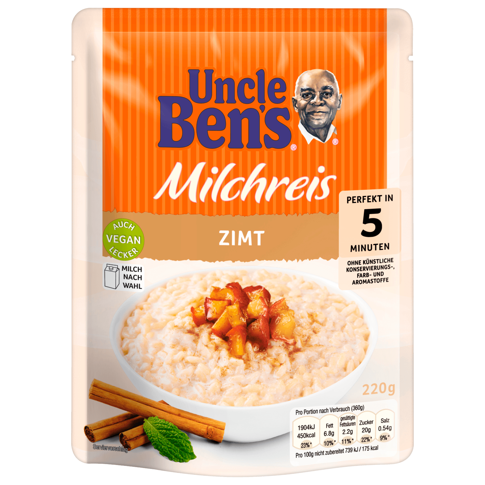 Ben's Original Milchreis Zimt 220g