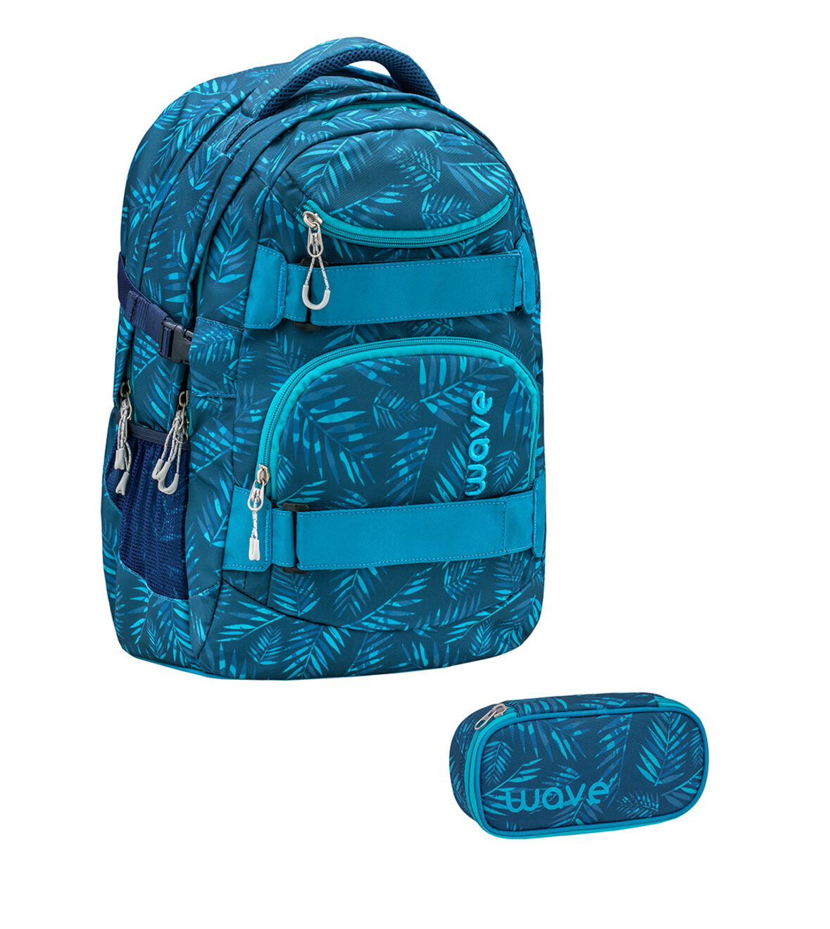 Belmil Schulrucksack Wave Infiniy Set 1 Jungle Vibe gelb