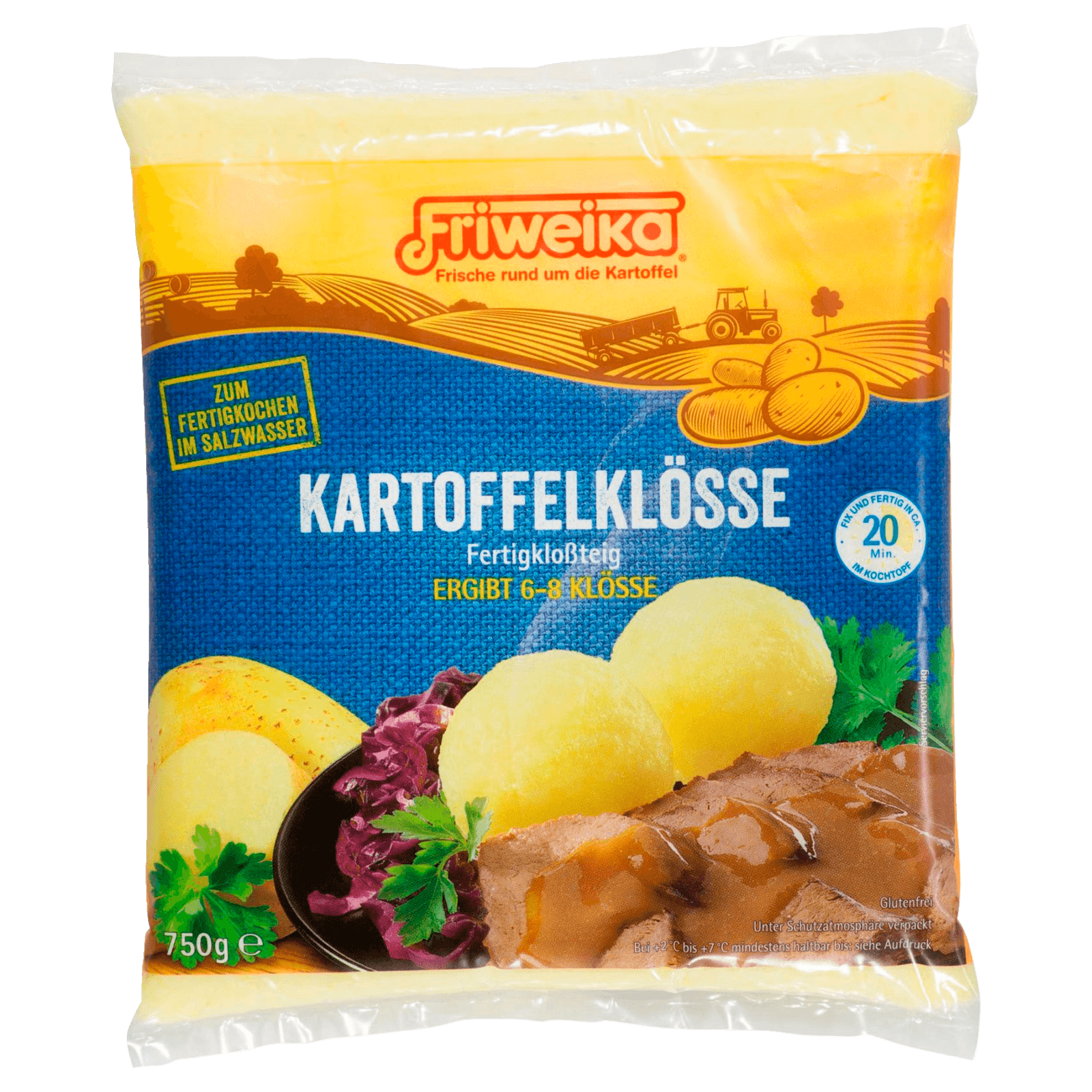 Friweika Kartoffelklöße 750g