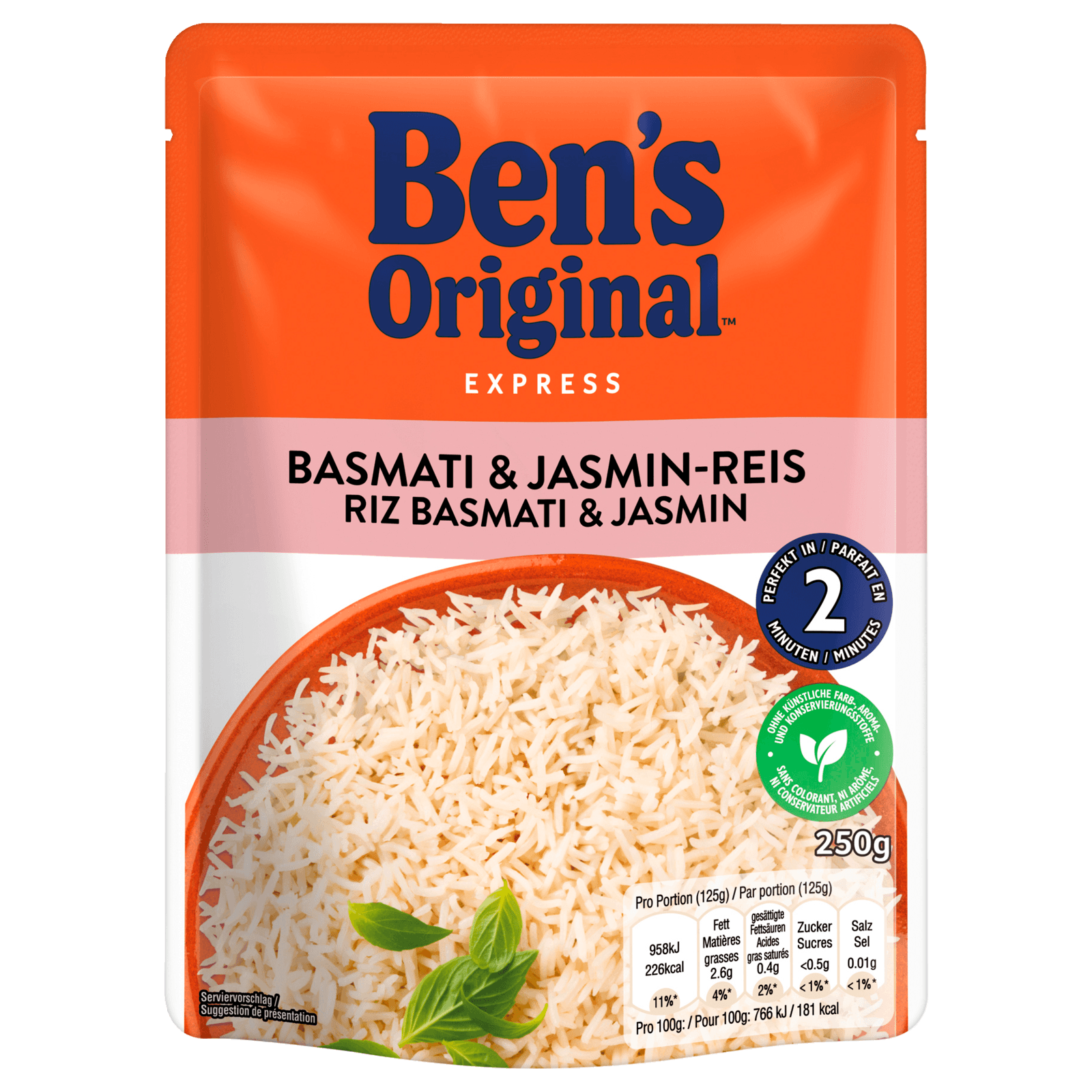 Ben's Original Express Basmati & Jasmin-Reis 250g