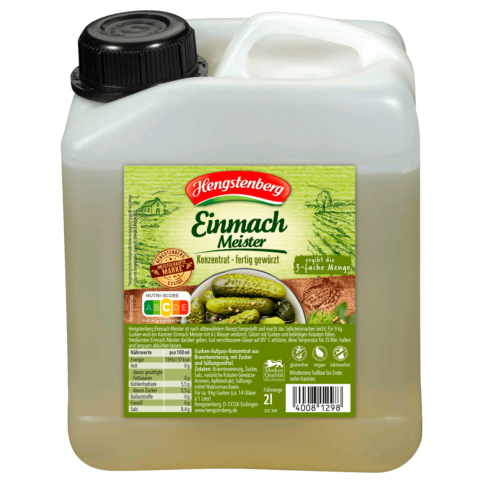 Hengstenberg Einmachmeister Konzentrat 2l