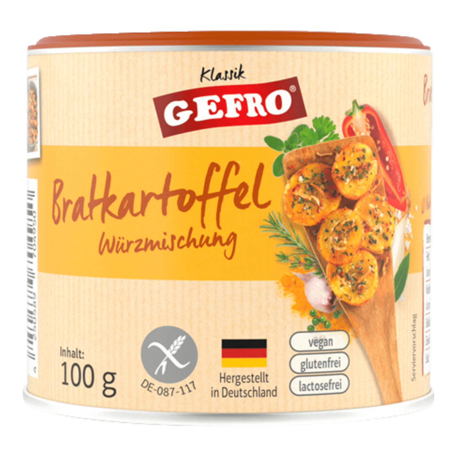 Gefro Bratkartoffel Würzmischung glutenfrei 100g