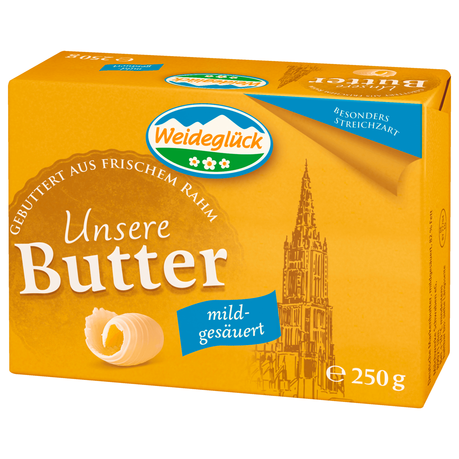 Weideglück Markenbutter mild gesäuert 250g